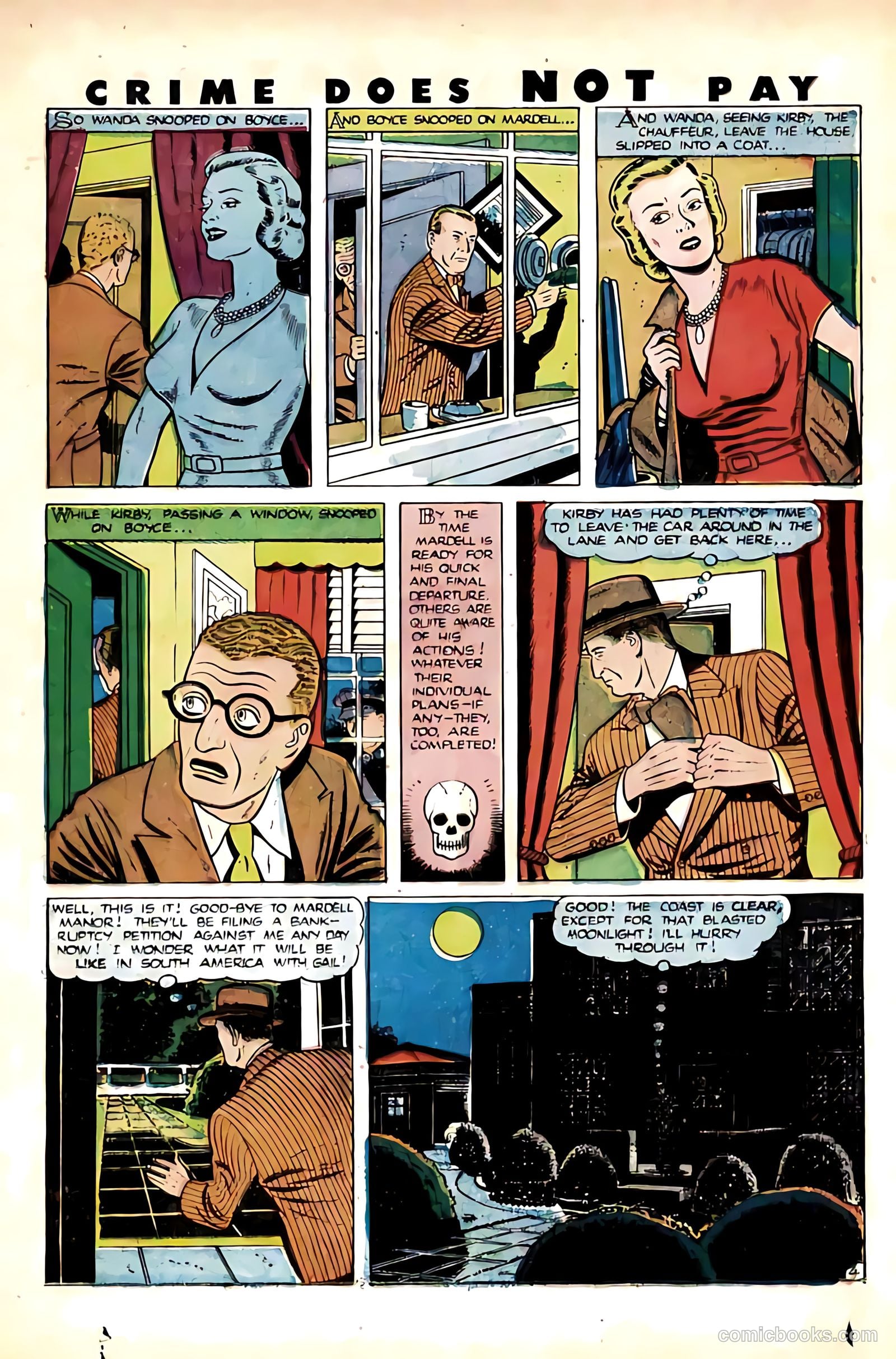 Crime Does Not Pay #91 (1950) — page 35 of 52