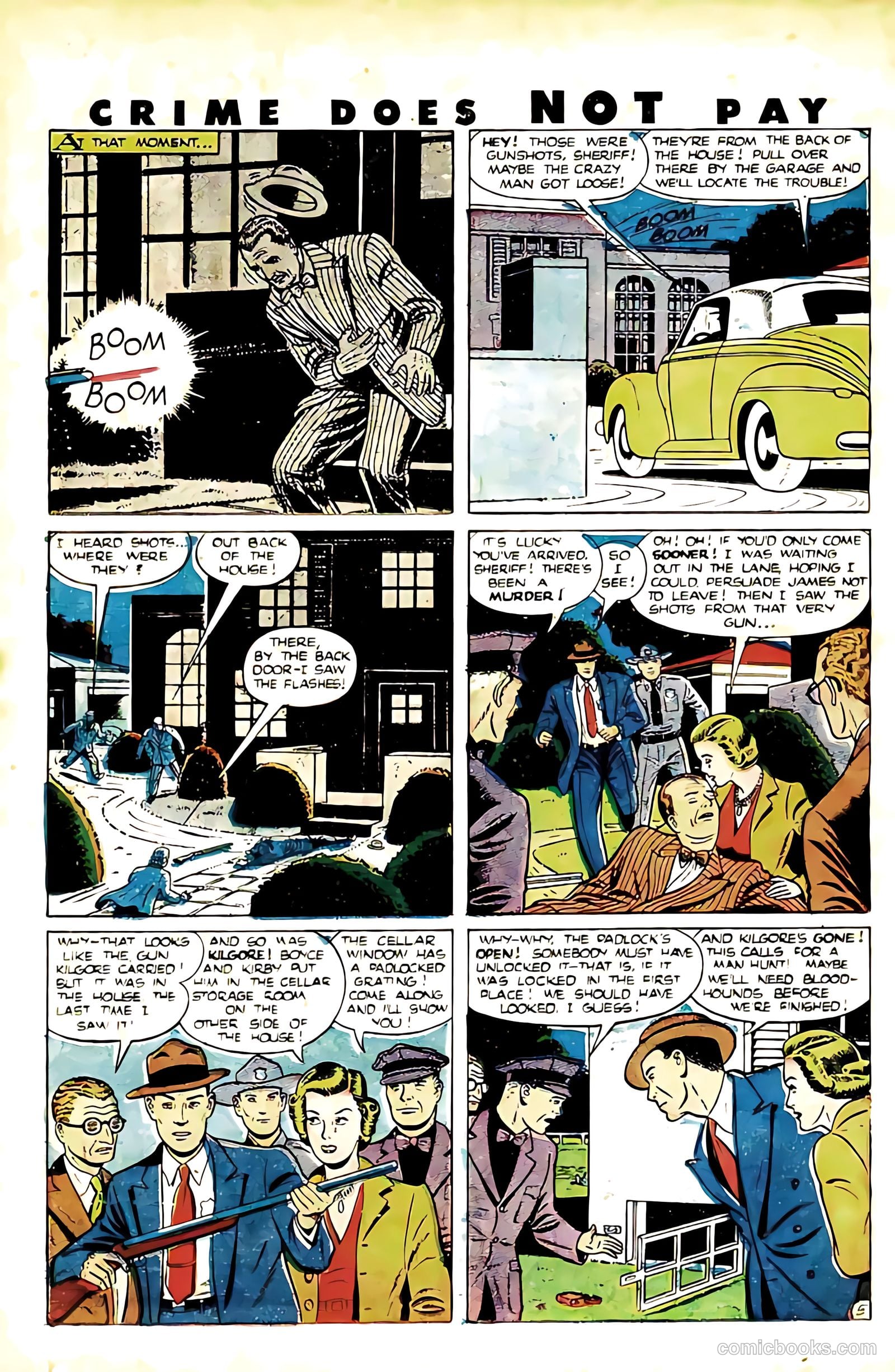 Crime Does Not Pay #91 (1950) — page 36 of 52