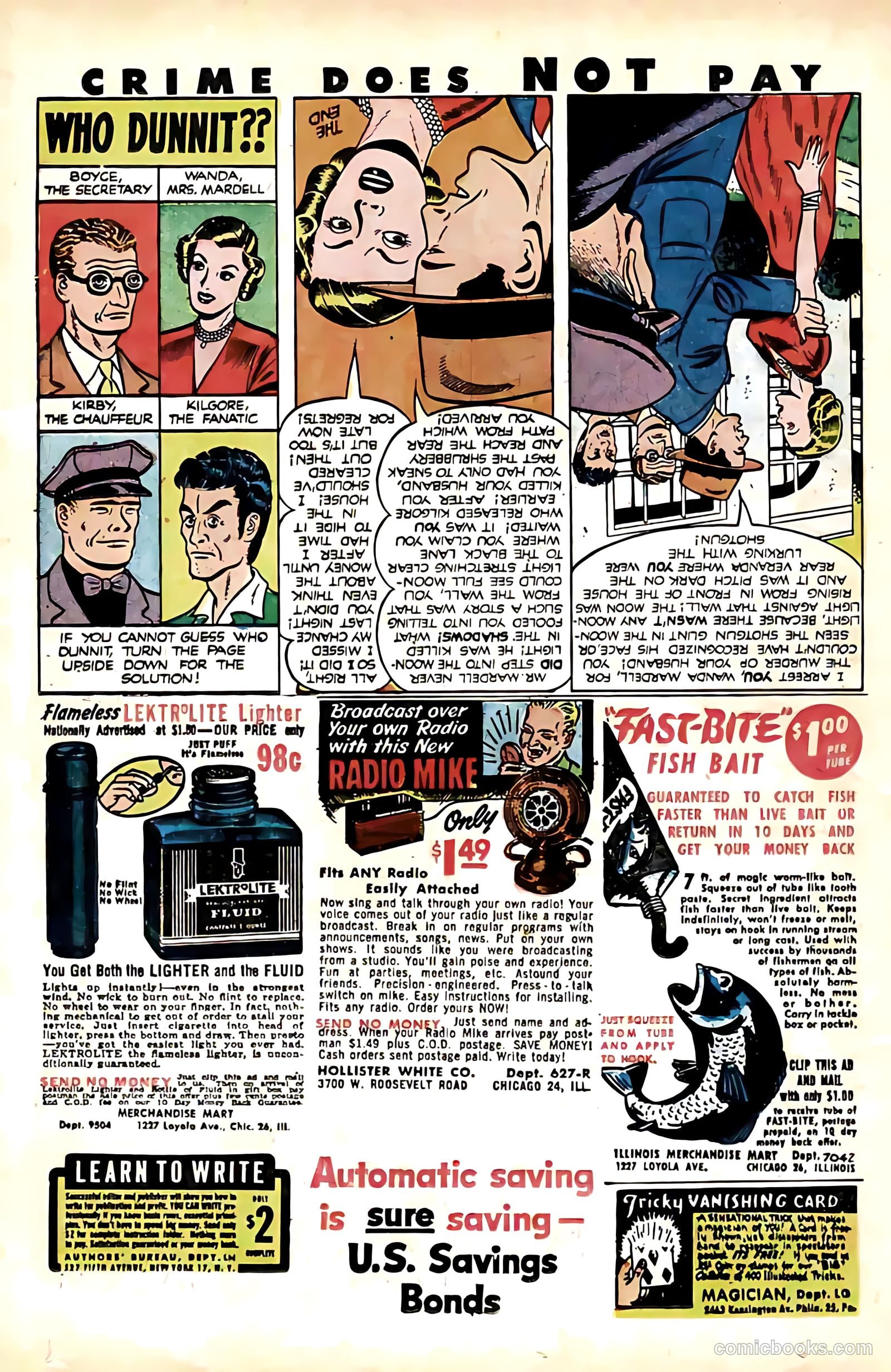 Crime Does Not Pay #91 (1950) — page 38 of 52