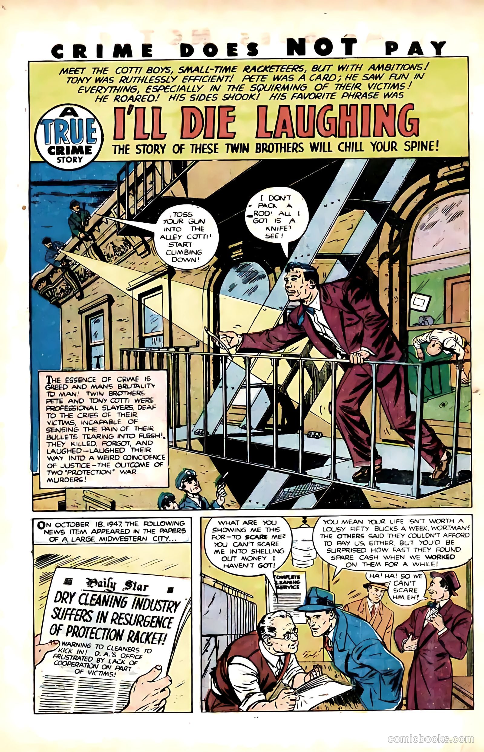 Crime Does Not Pay #91 (1950) — page 40 of 52