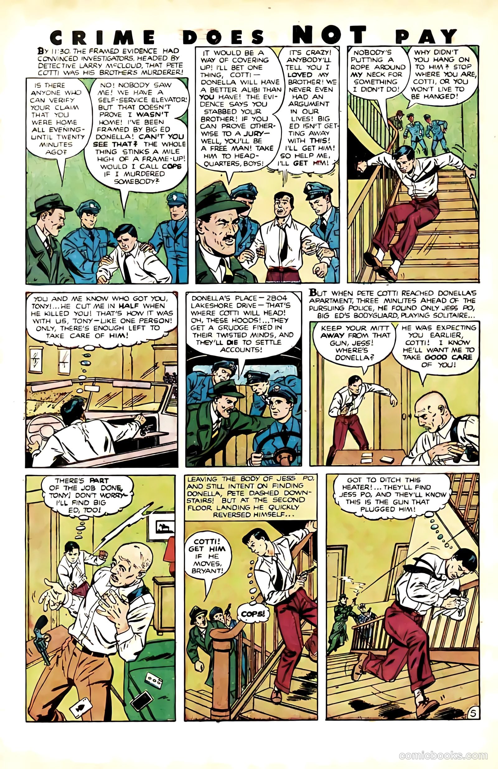 Crime Does Not Pay #91 (1950) — page 44 of 52