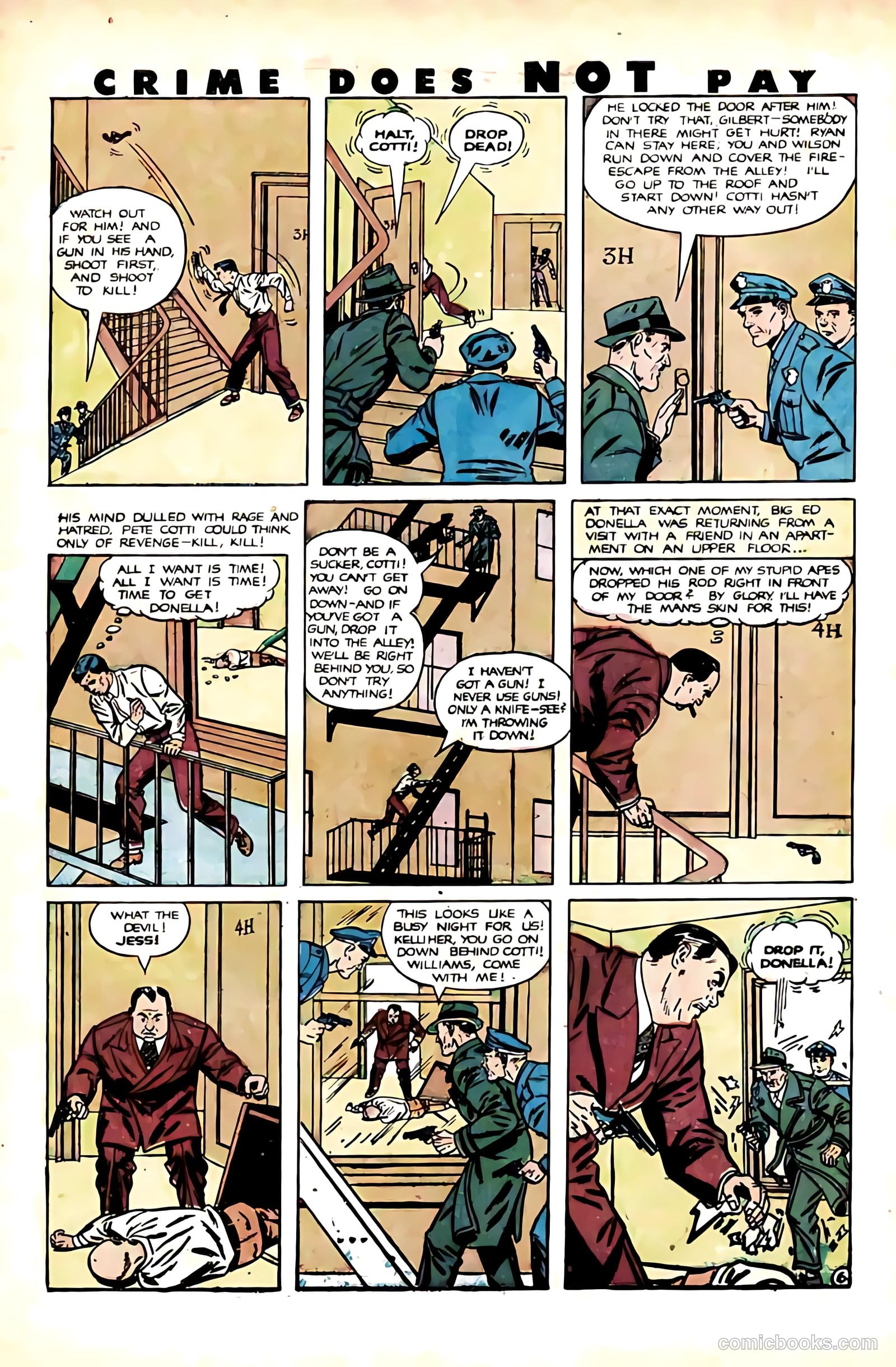 Crime Does Not Pay #91 (1950) — page 45 of 52