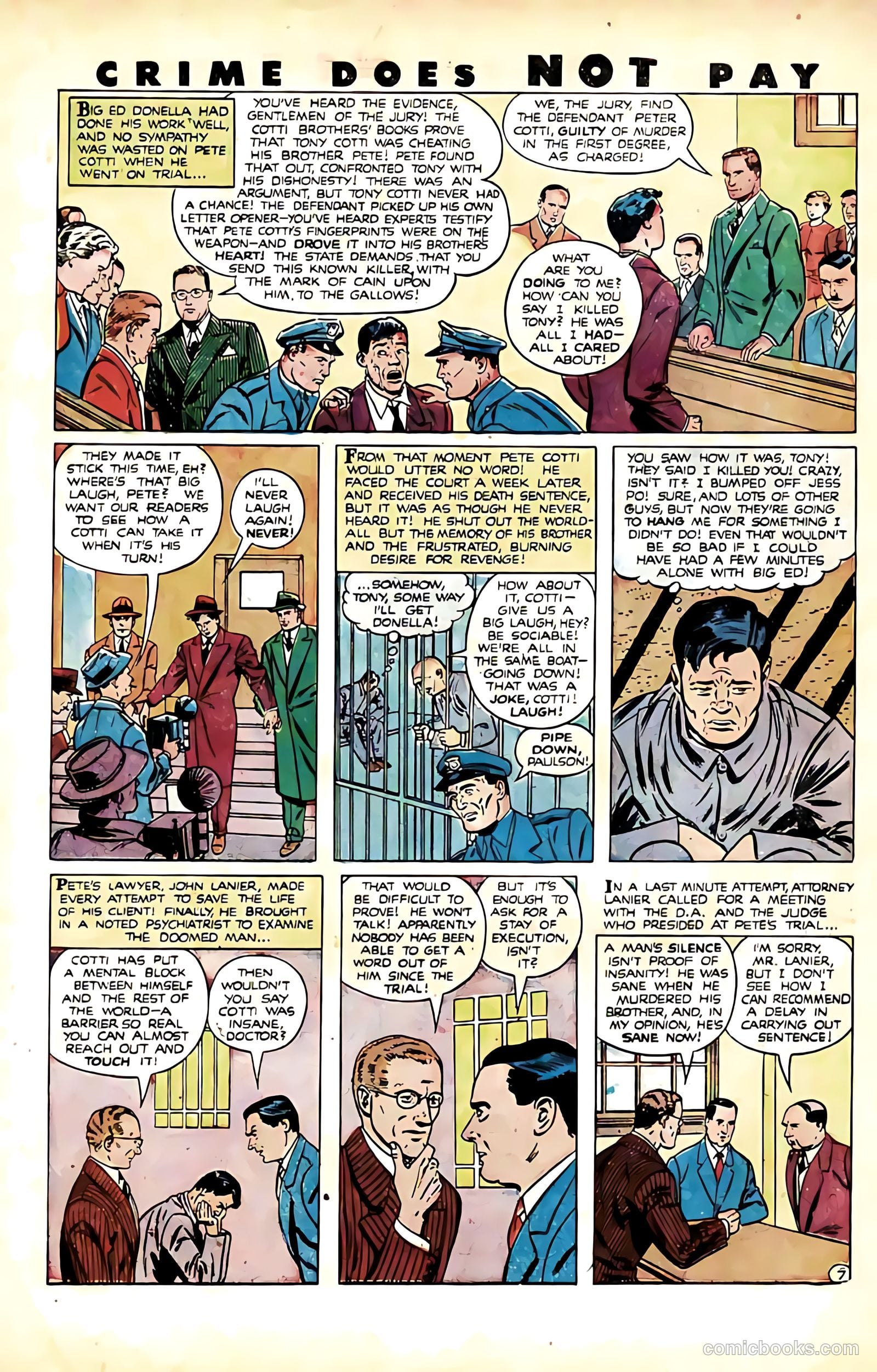 Crime Does Not Pay #91 (1950) — page 46 of 52