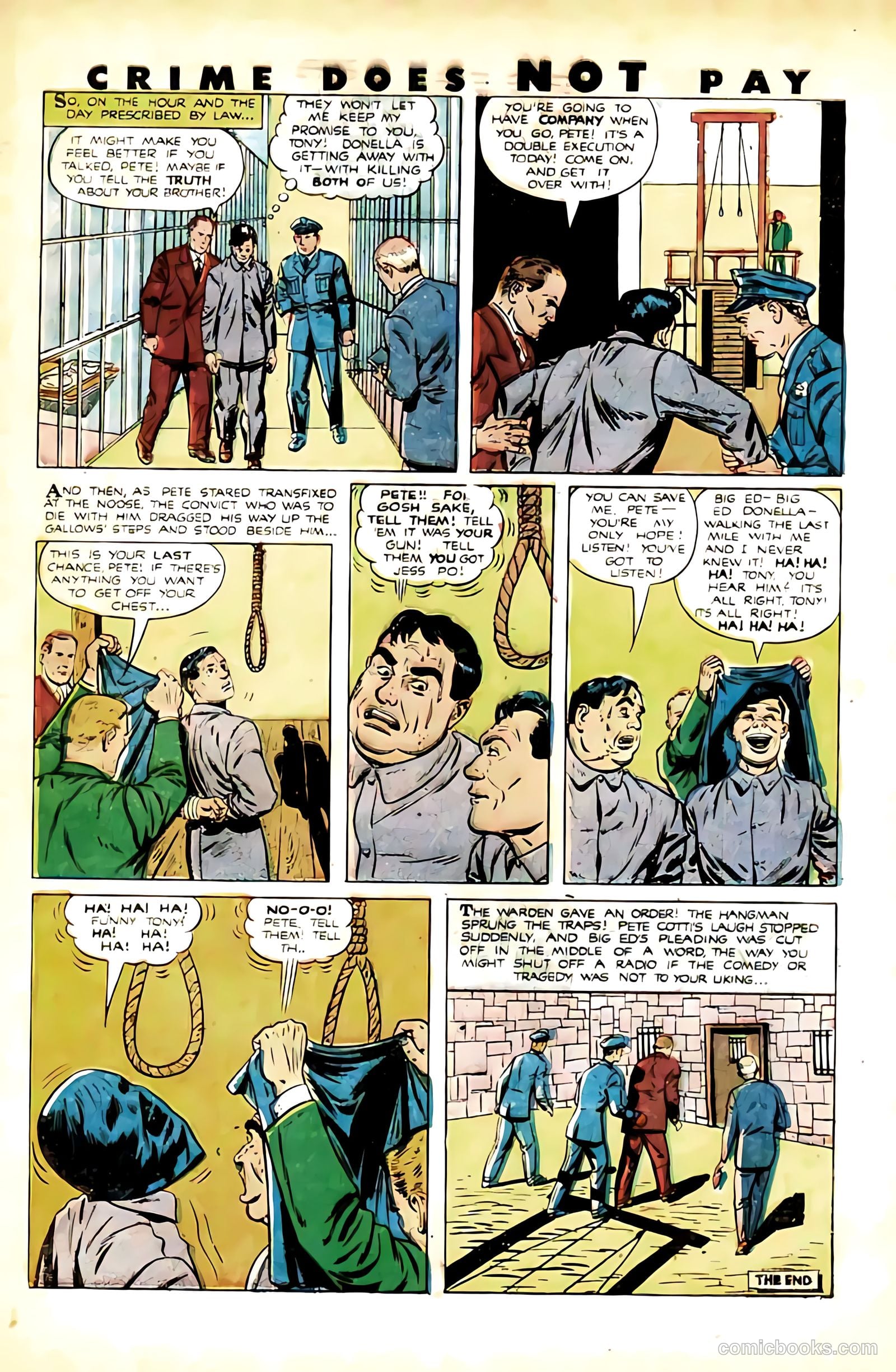 Crime Does Not Pay #91 (1950) — page 47 of 52