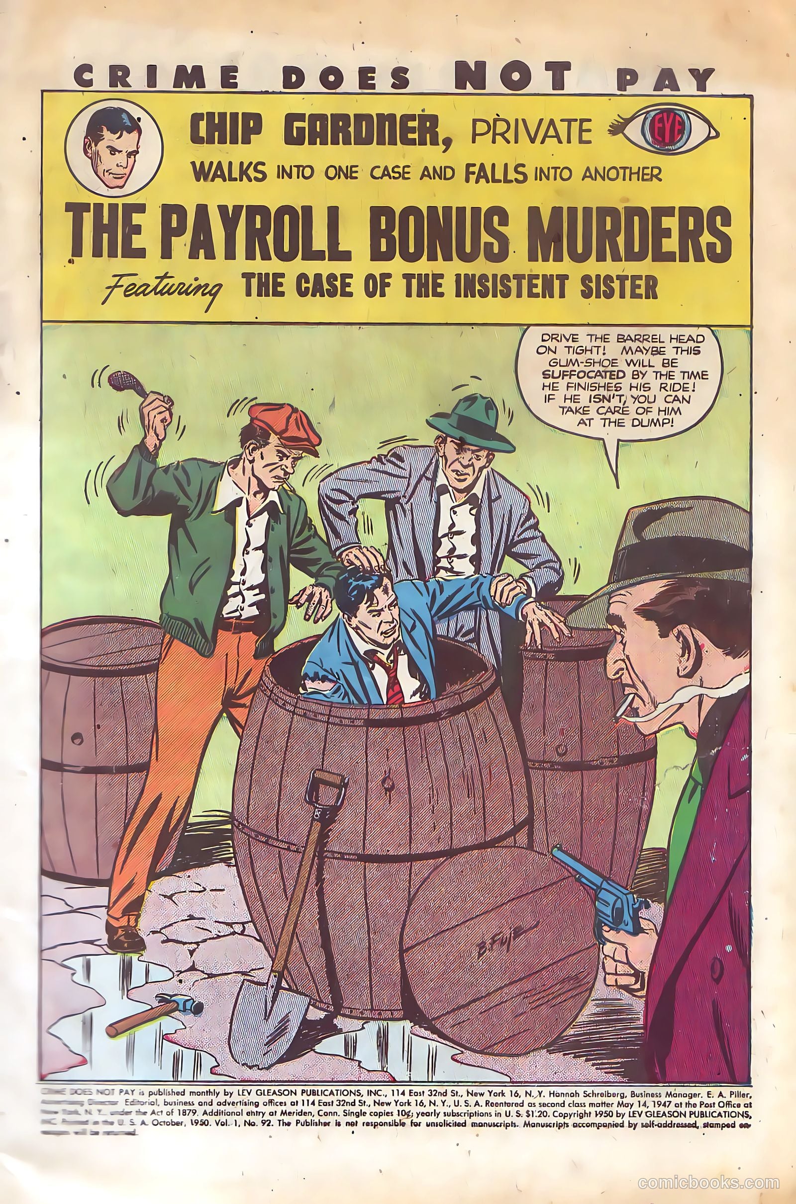 Crime Does Not Pay #92 (1950) — page 3 of 52