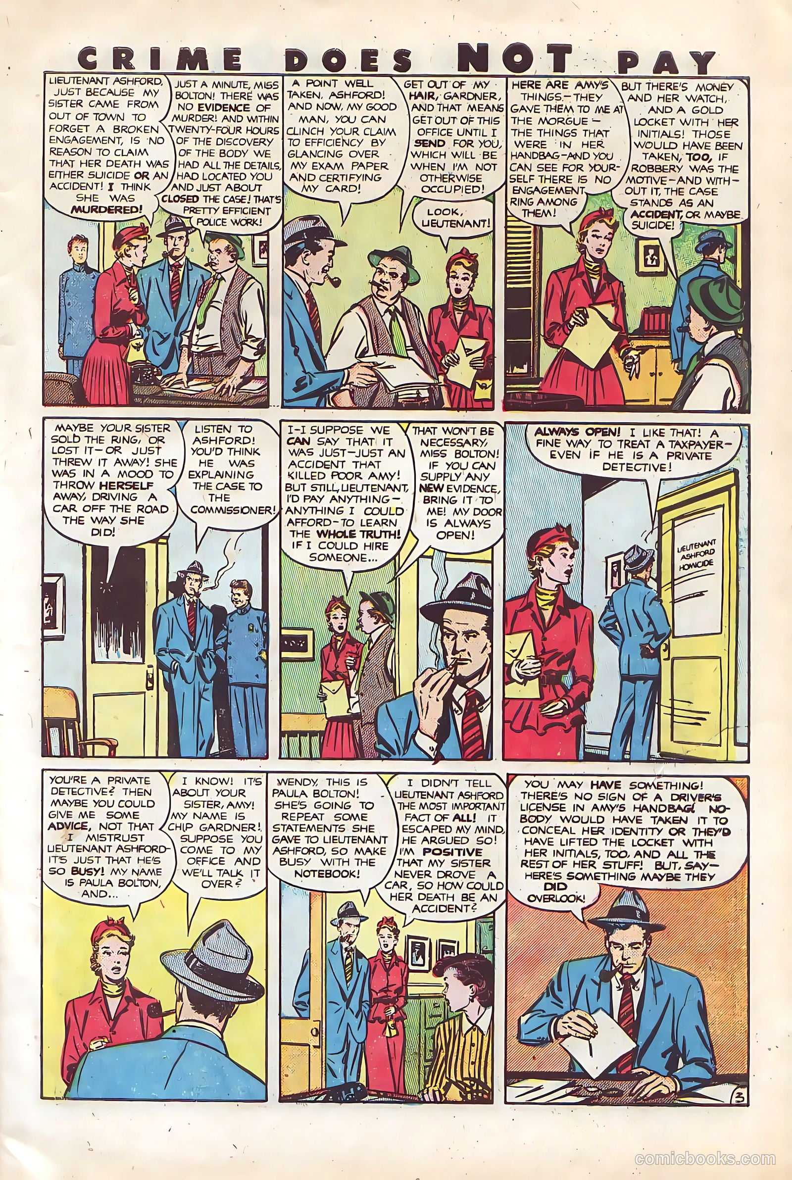 Crime Does Not Pay #92 (1950) — page 5 of 52