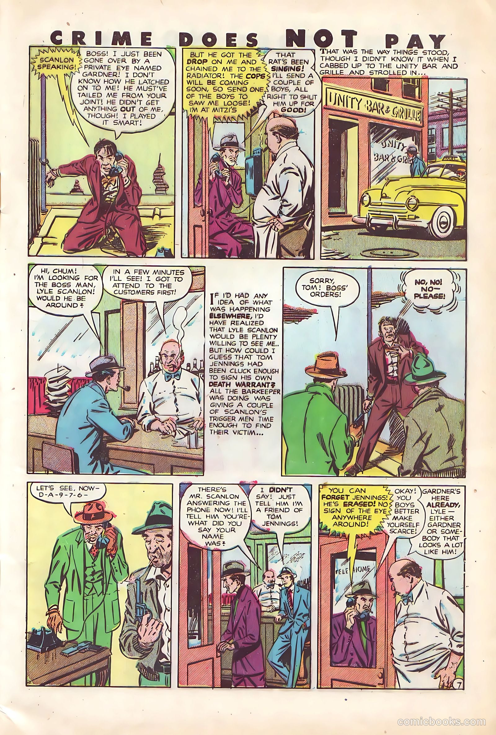Crime Does Not Pay #92 (1950) — page 9 of 52