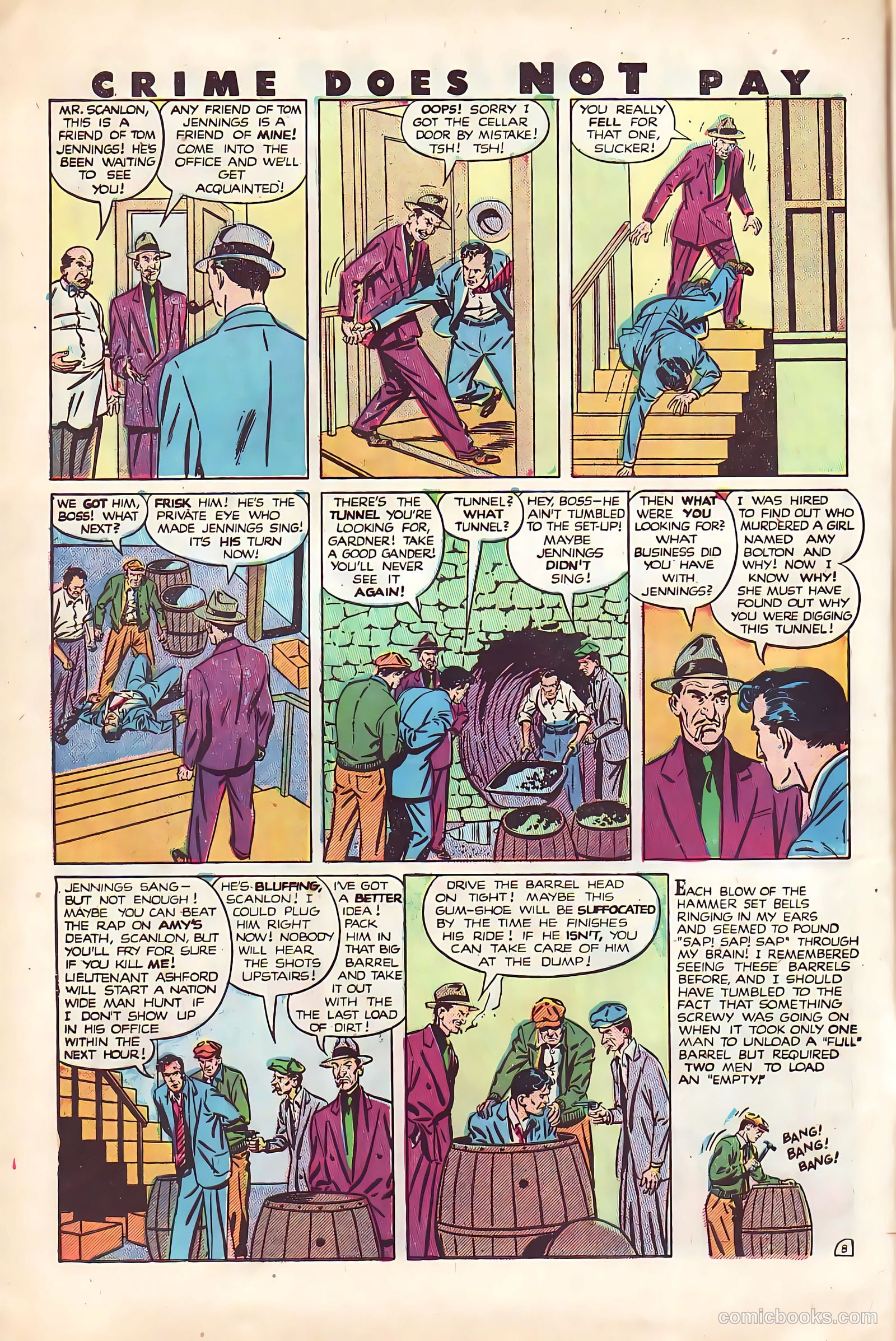 Crime Does Not Pay #92 (1950) — page 10 of 52