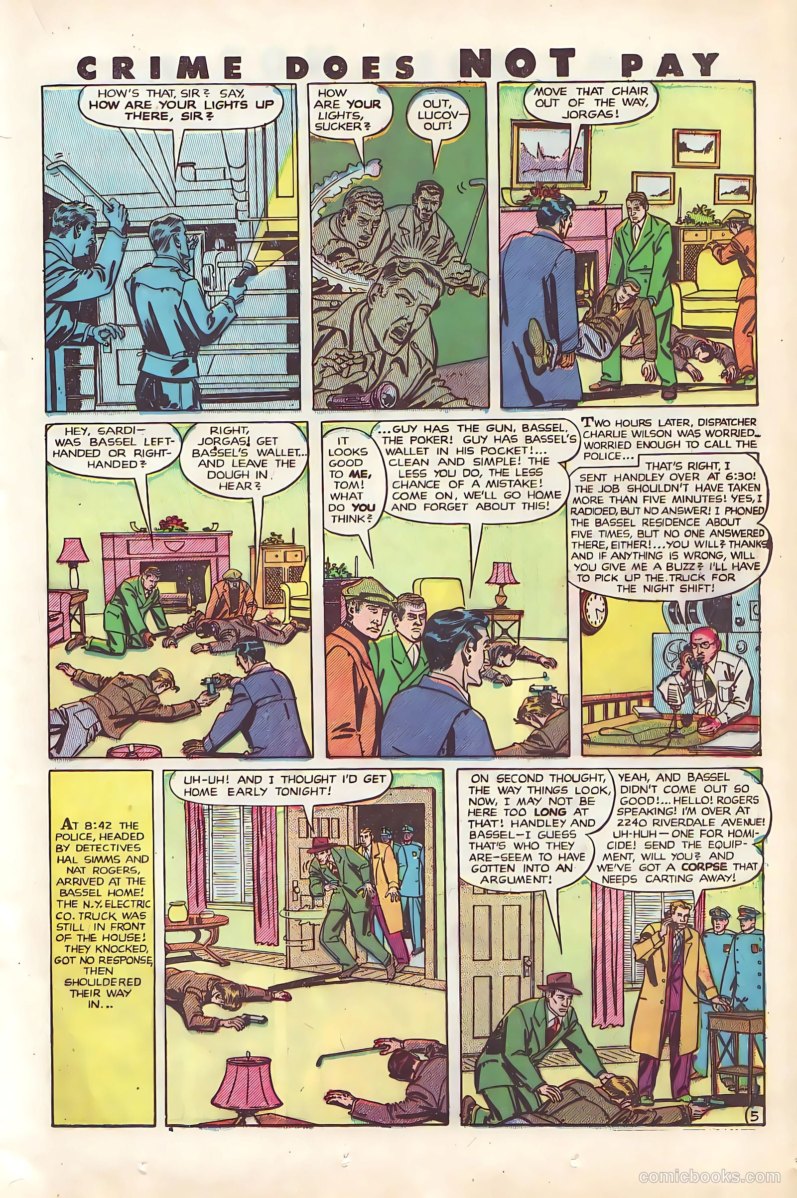 Crime Does Not Pay #92 (1950) — page 21 of 52