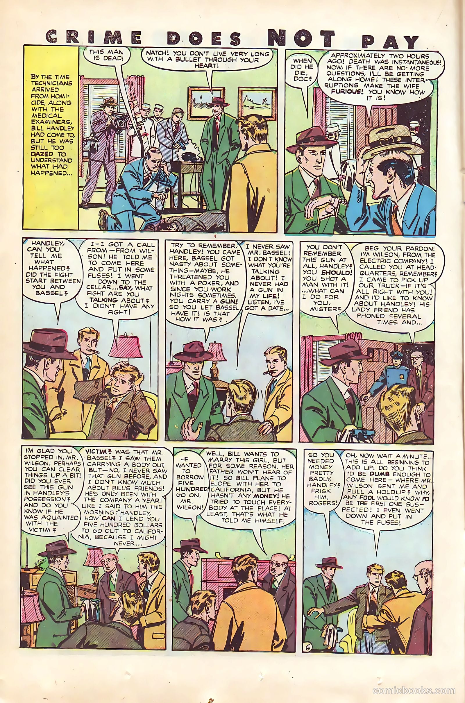Crime Does Not Pay #92 (1950) — page 22 of 52