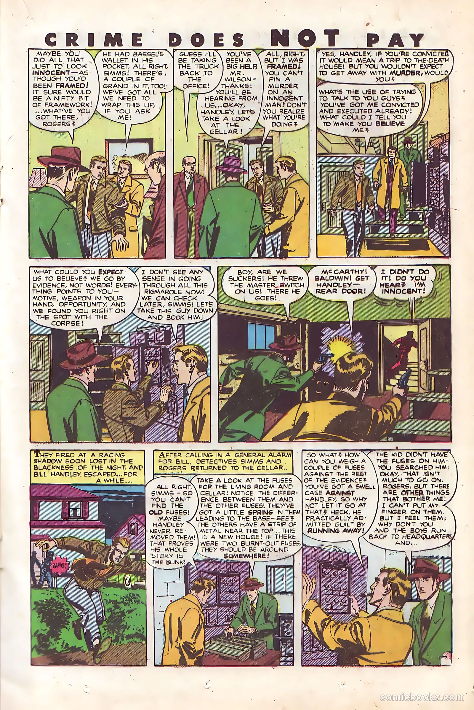 Crime Does Not Pay #92 (1950) — page 23 of 52