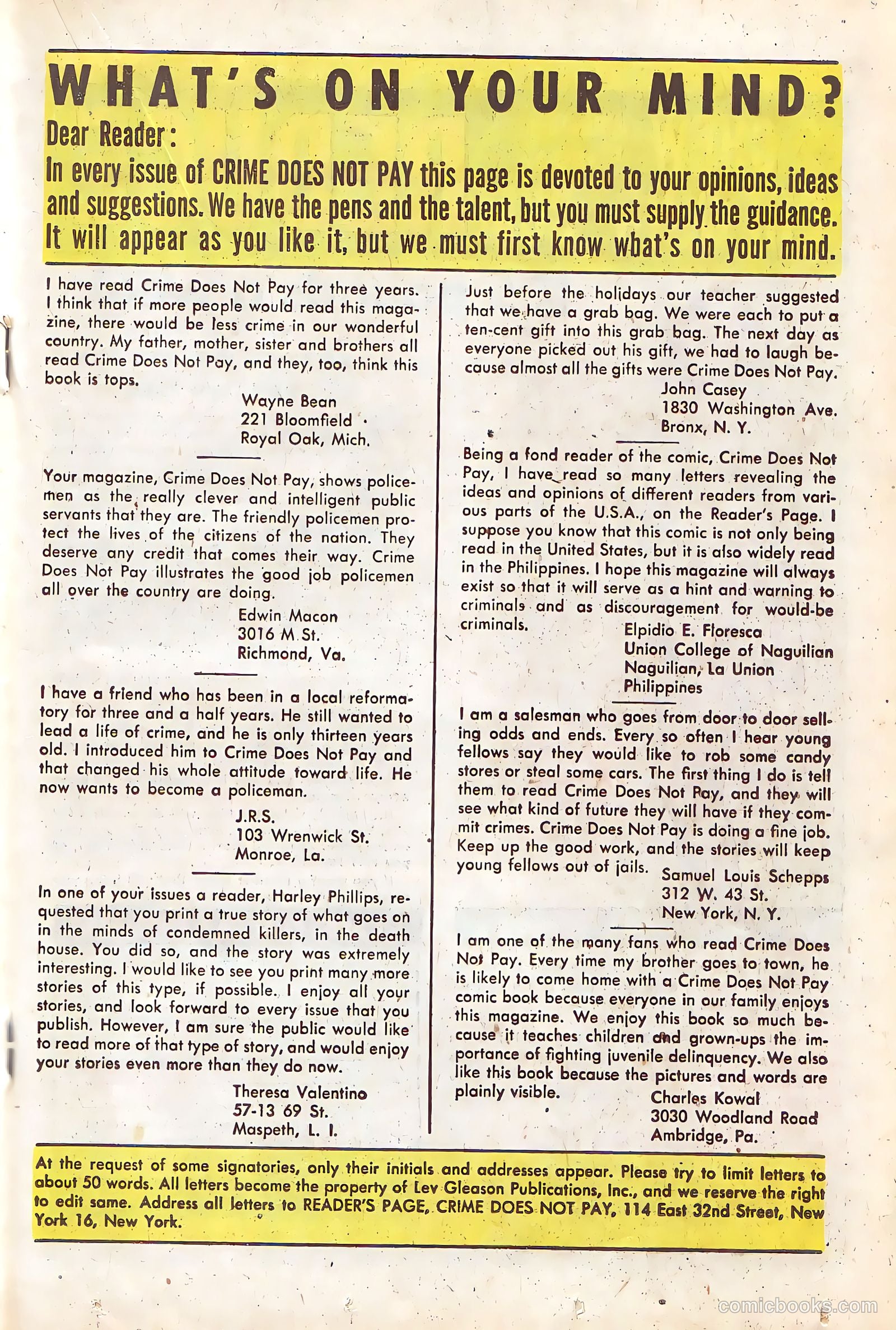 Crime Does Not Pay #92 (1950) — page 27 of 52