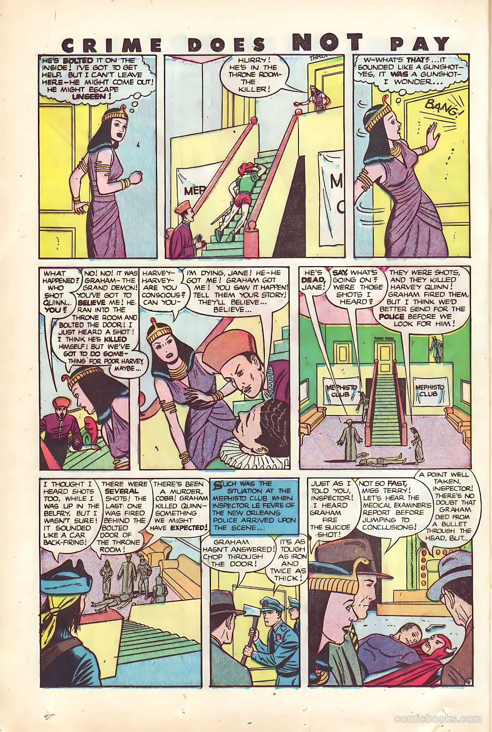 Crime Does Not Pay #92 (1950) — page 32 of 52