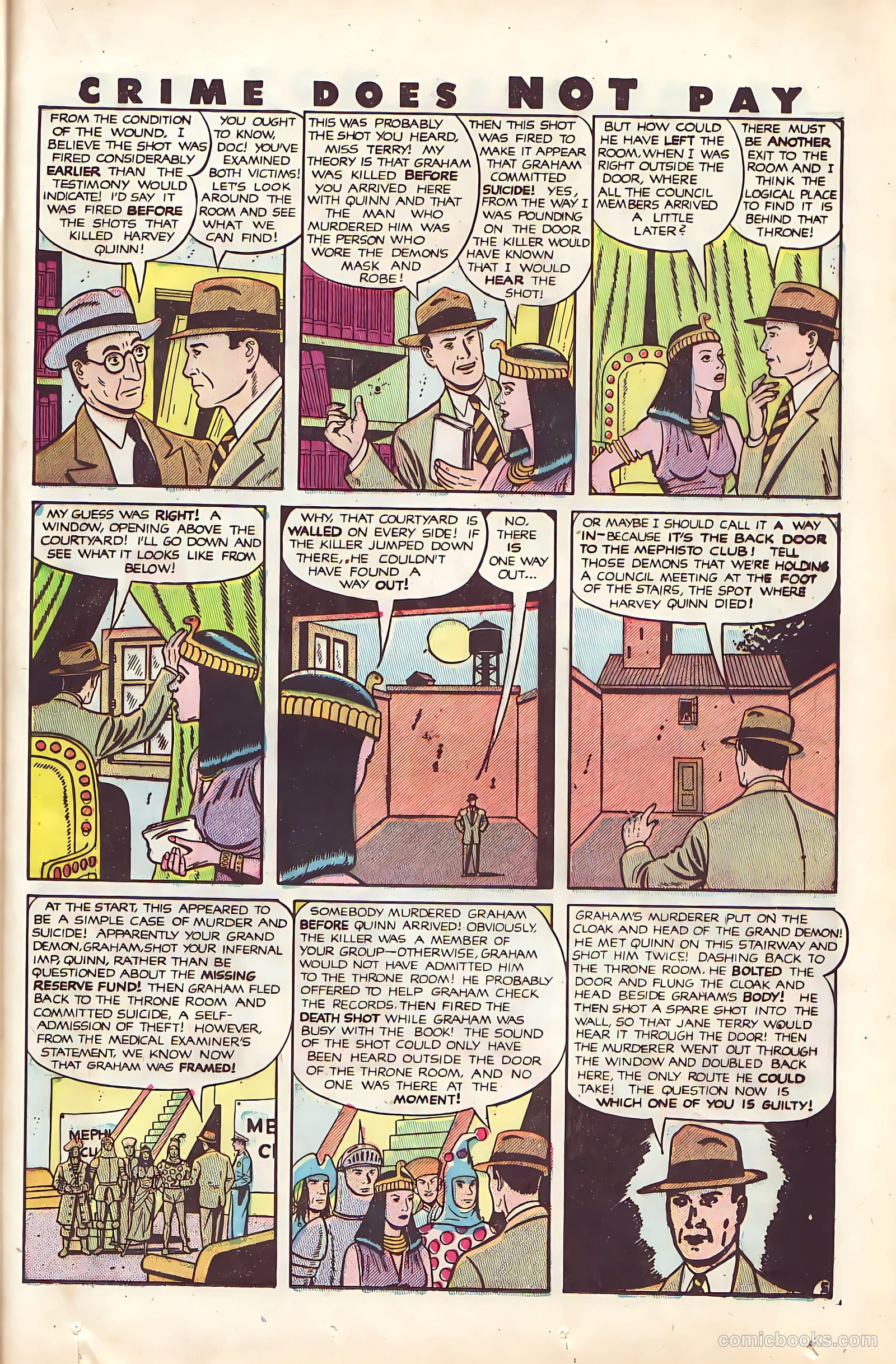 Crime Does Not Pay #92 (1950) — page 33 of 52