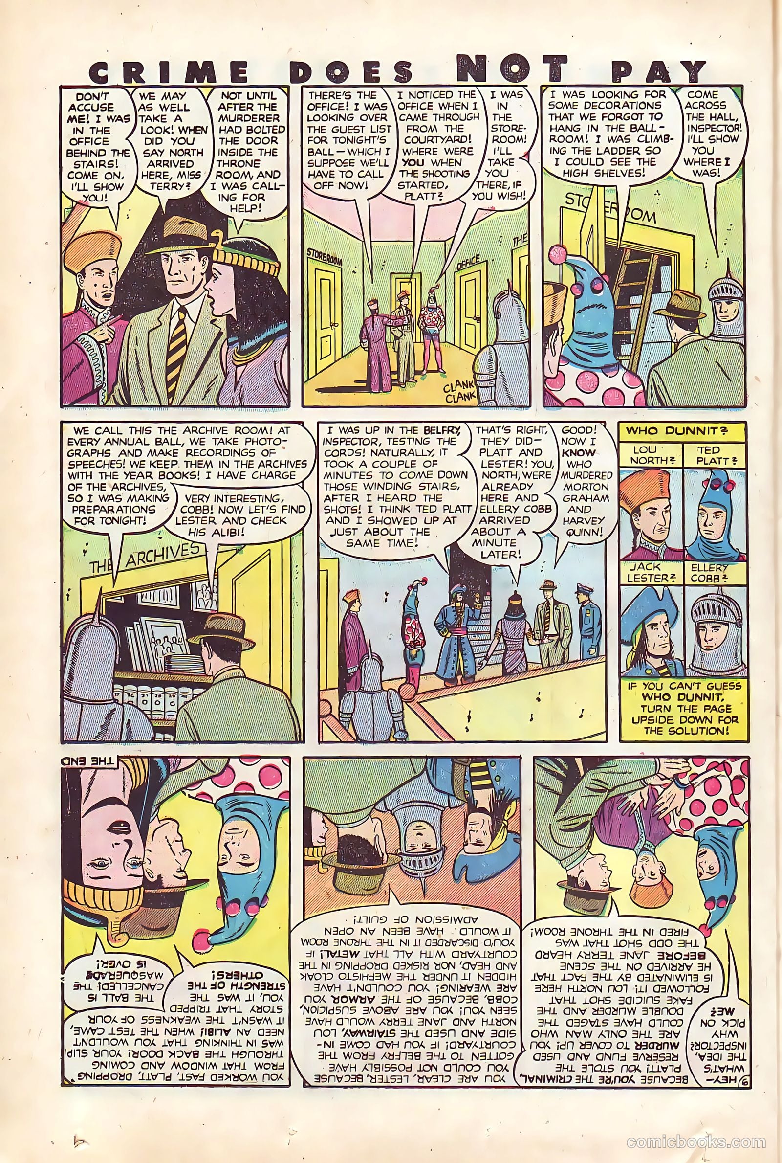 Crime Does Not Pay #92 (1950) — page 34 of 52
