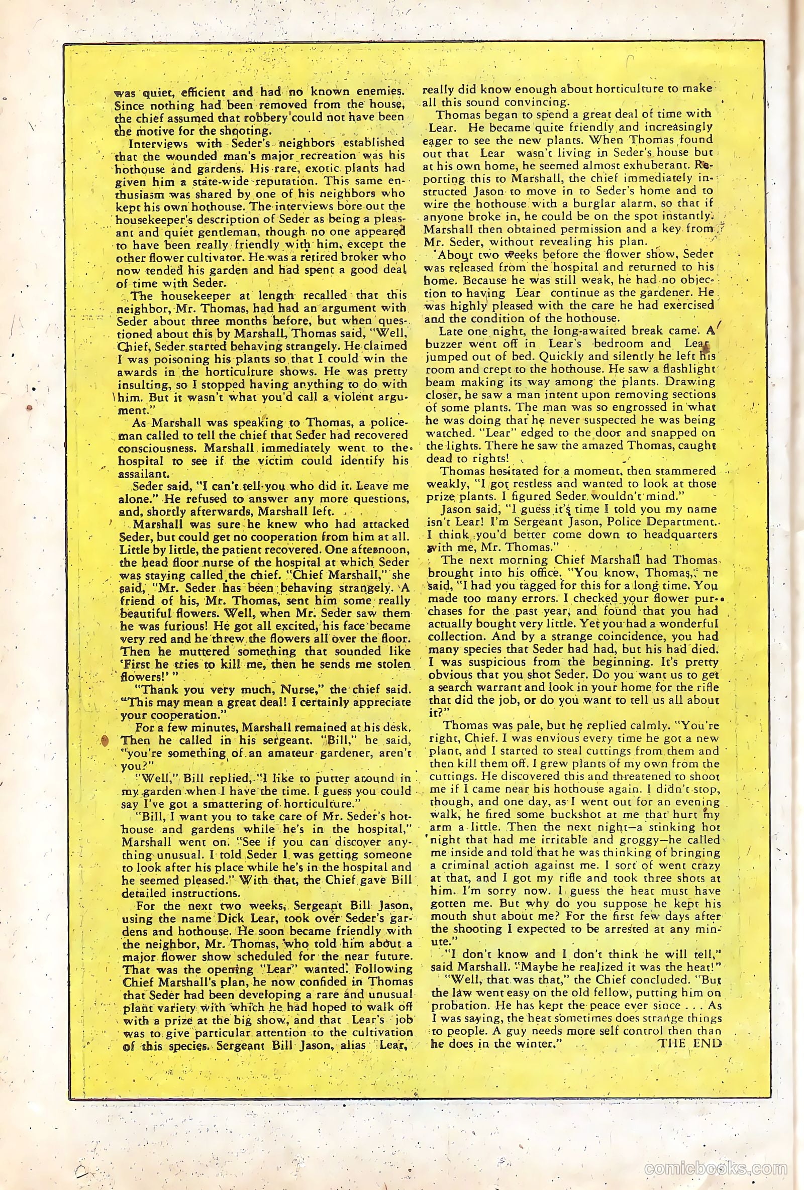 Crime Does Not Pay #92 (1950) — page 38 of 52