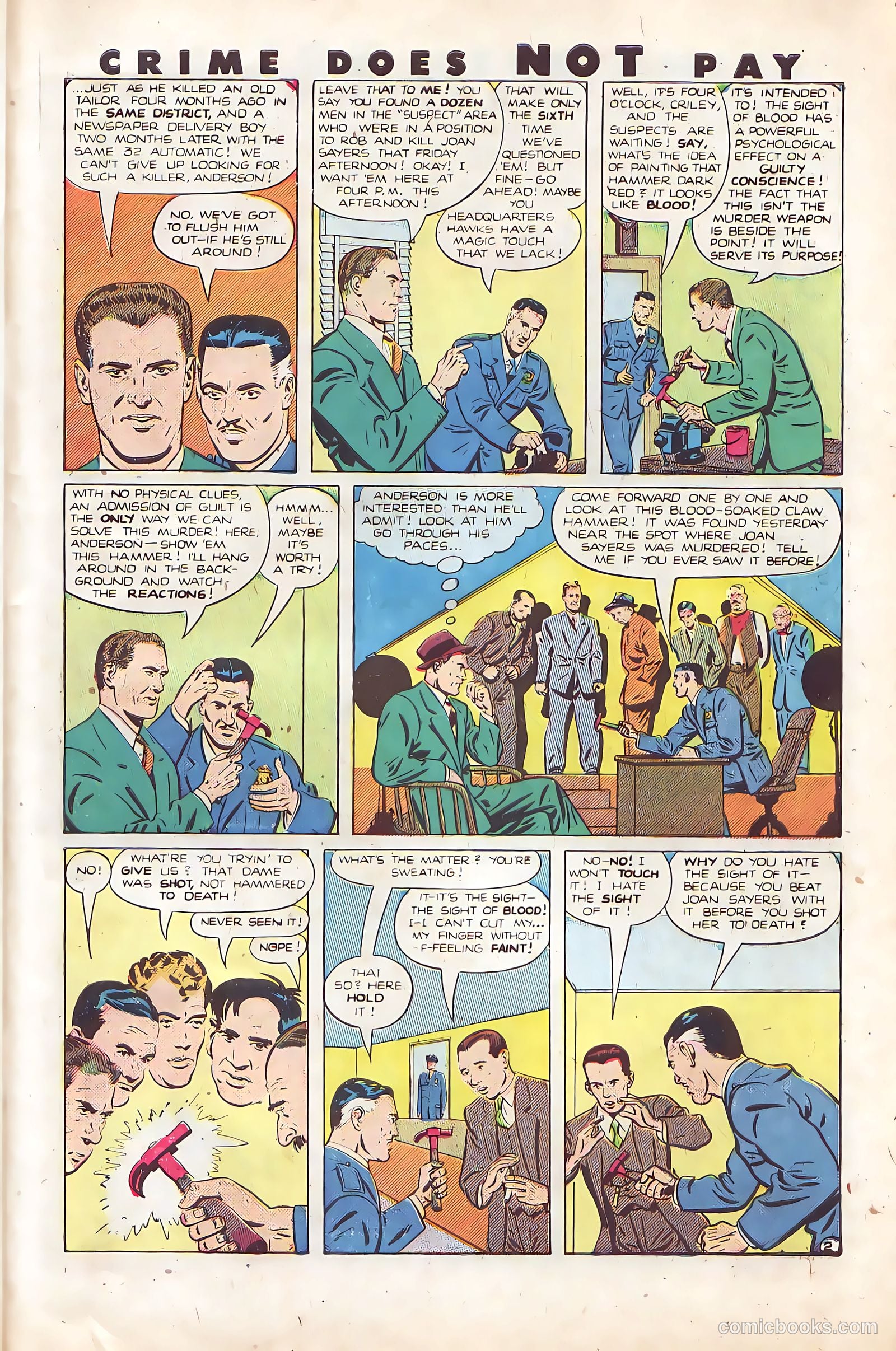 Crime Does Not Pay #92 (1950) — page 41 of 52