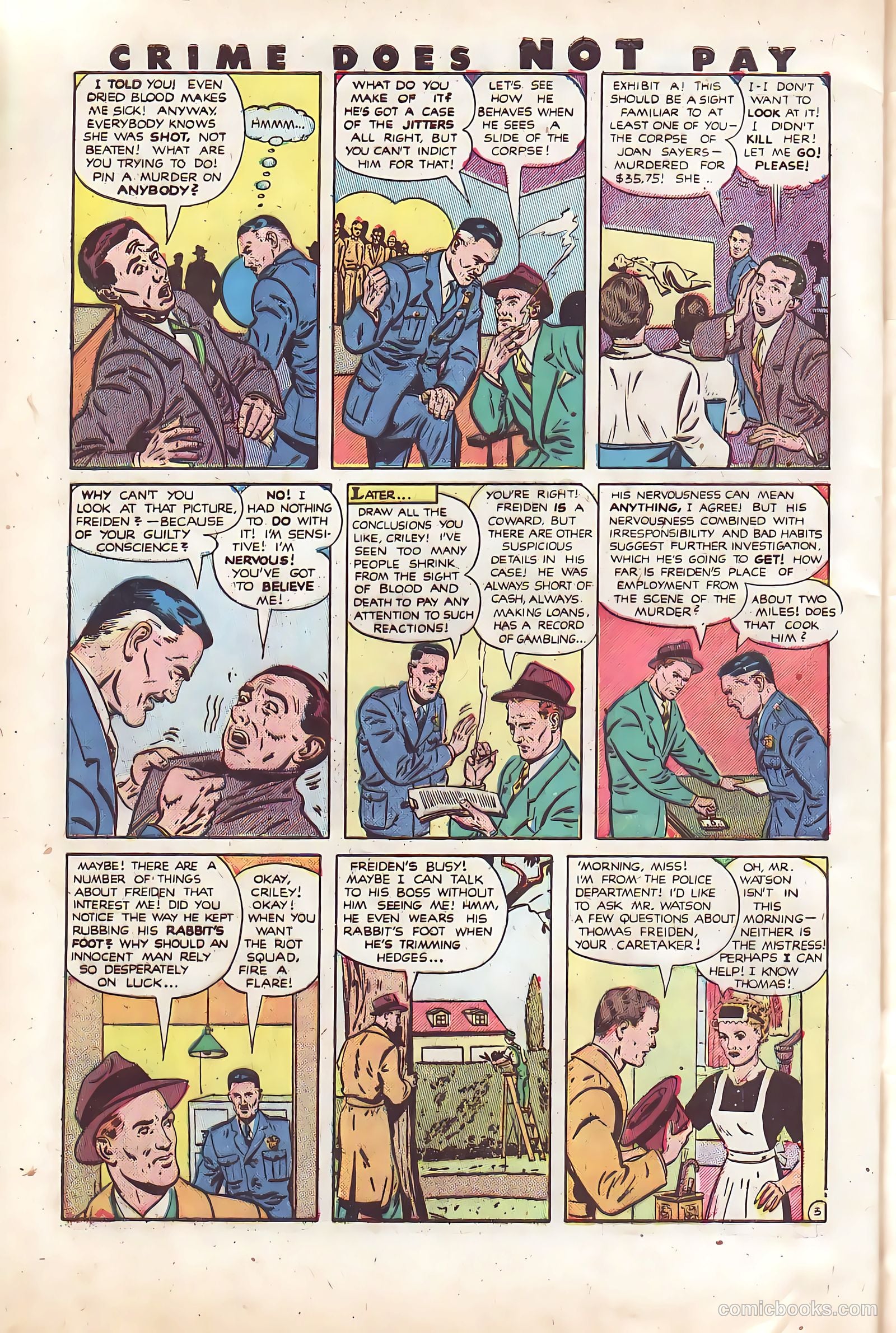 Crime Does Not Pay #92 (1950) — page 42 of 52