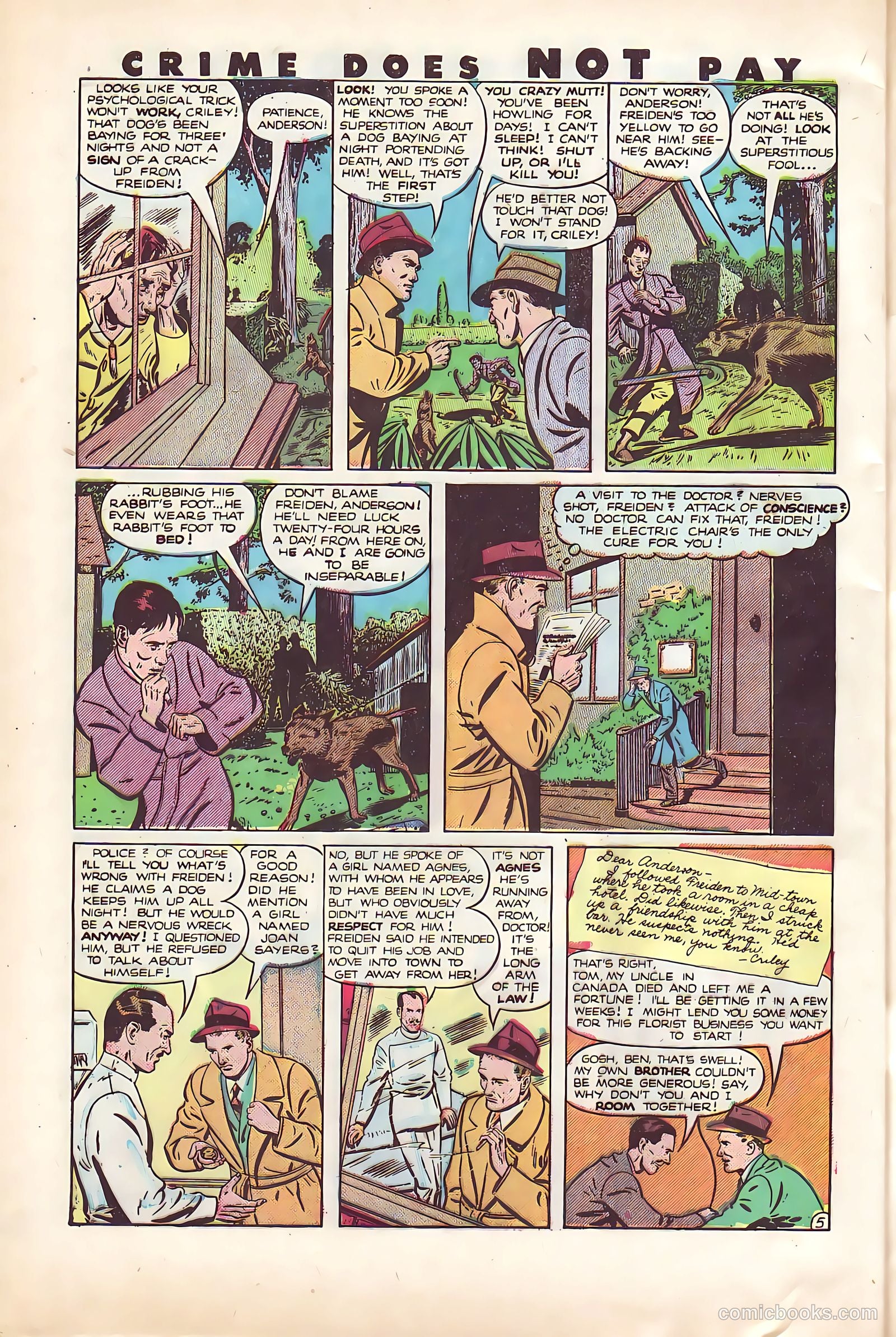 Crime Does Not Pay #92 (1950) — page 44 of 52
