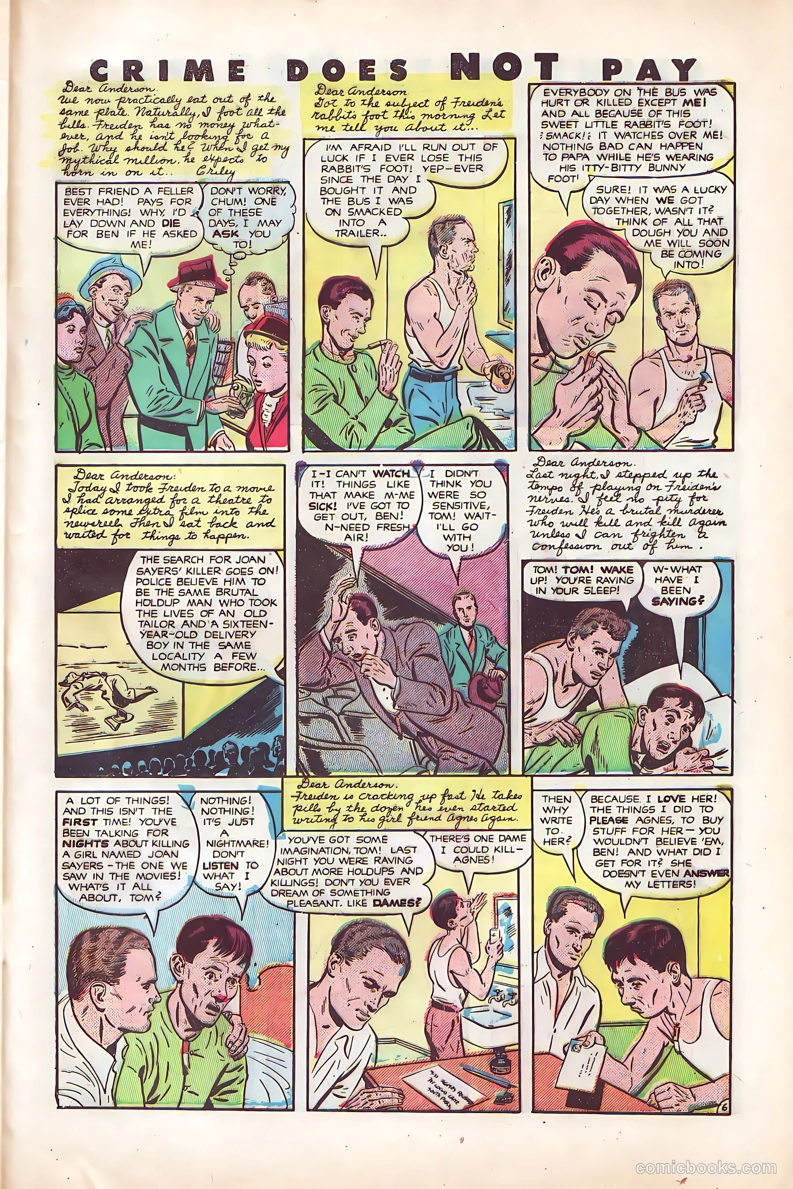 Crime Does Not Pay #92 (1950) — page 45 of 52