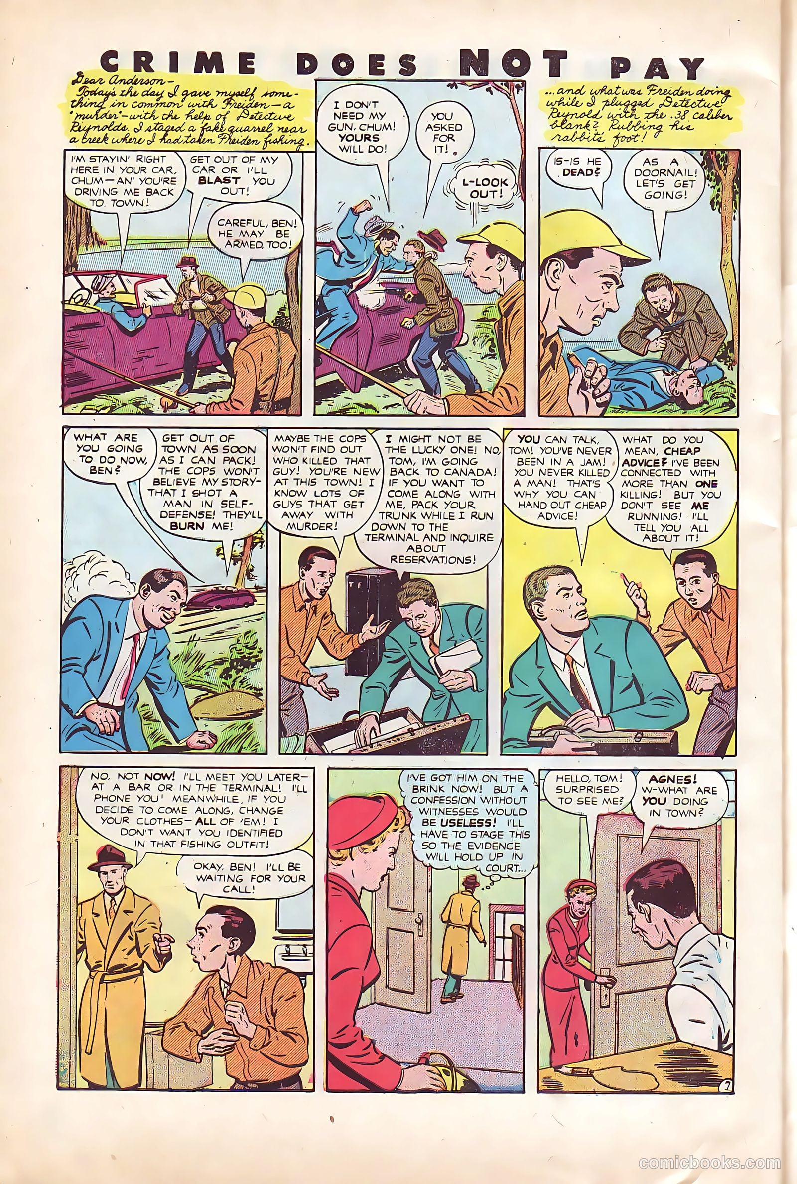 Crime Does Not Pay #92 (1950) — page 46 of 52