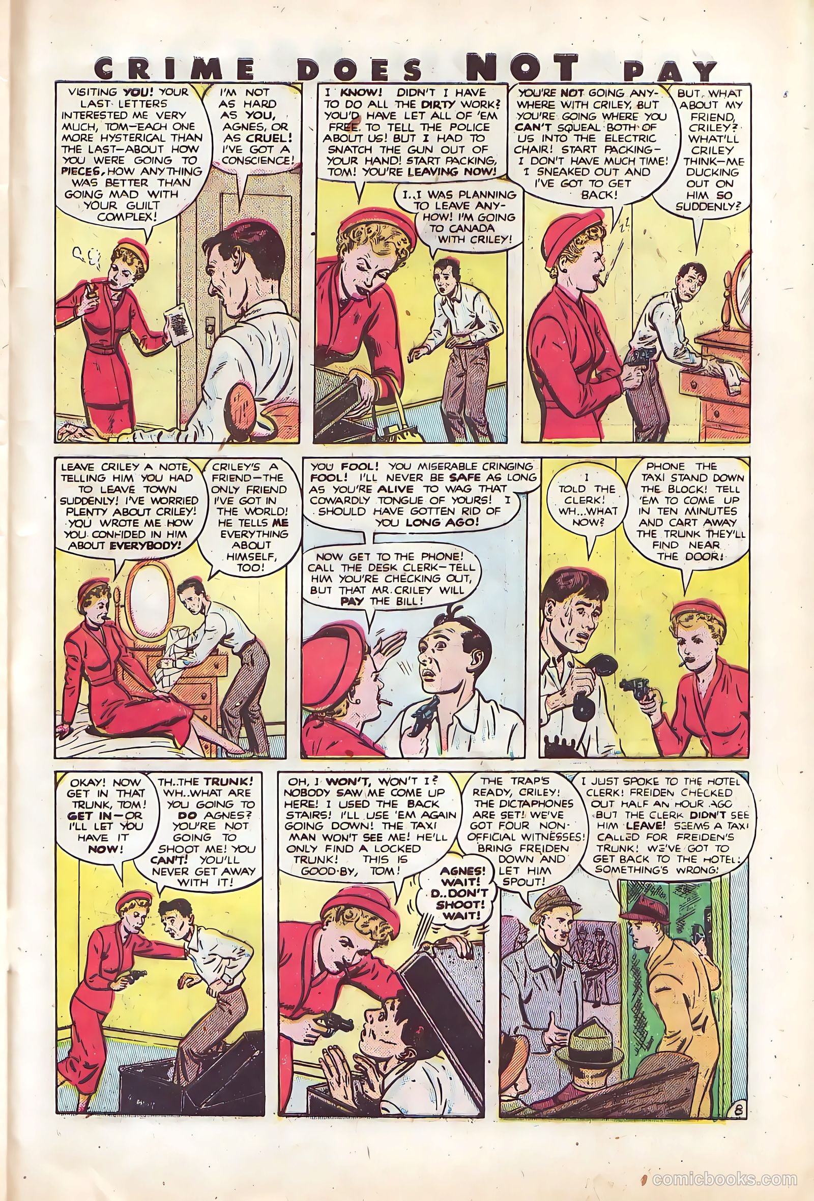 Crime Does Not Pay #92 (1950) — page 47 of 52