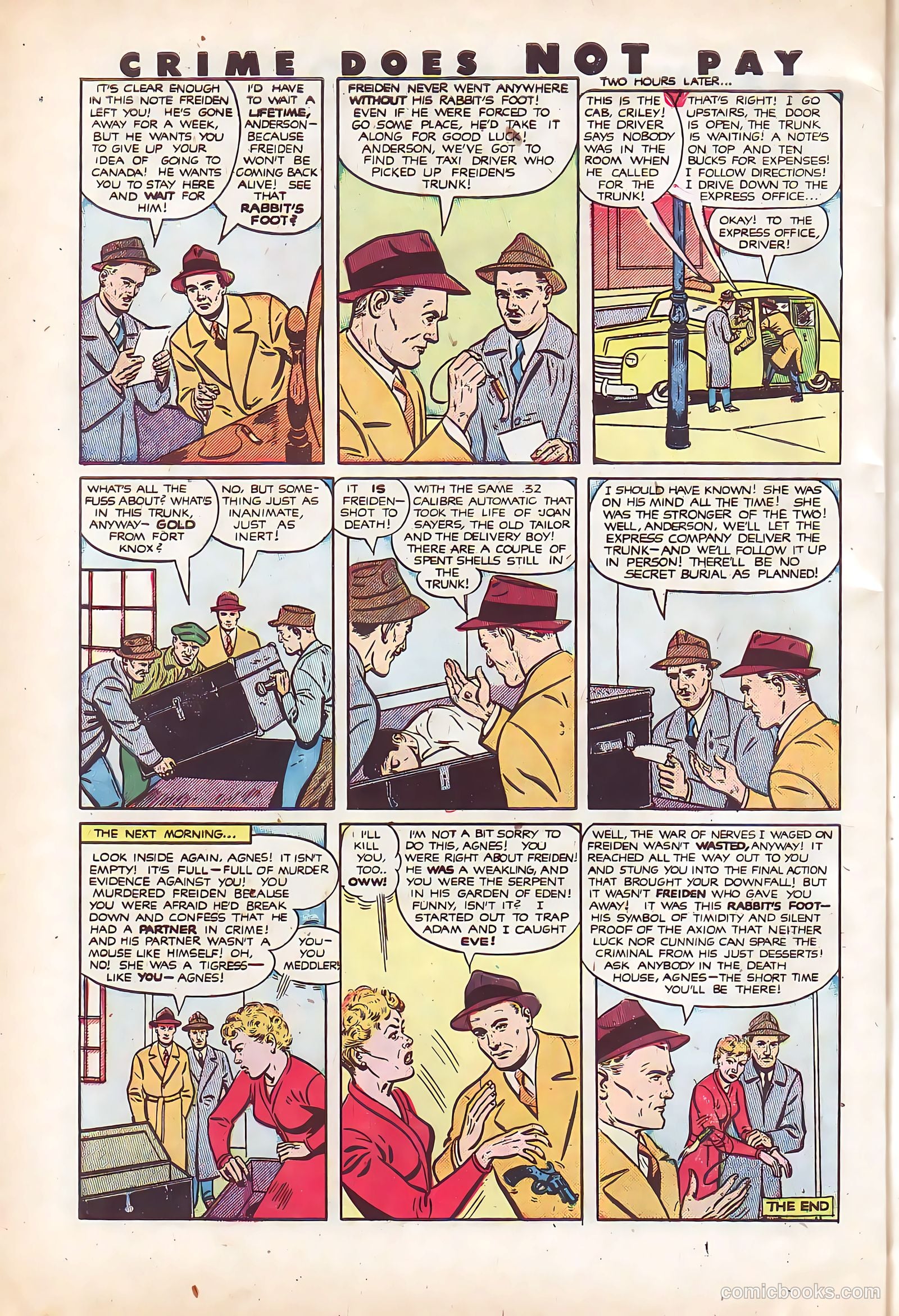 Crime Does Not Pay #92 (1950) — page 48 of 52