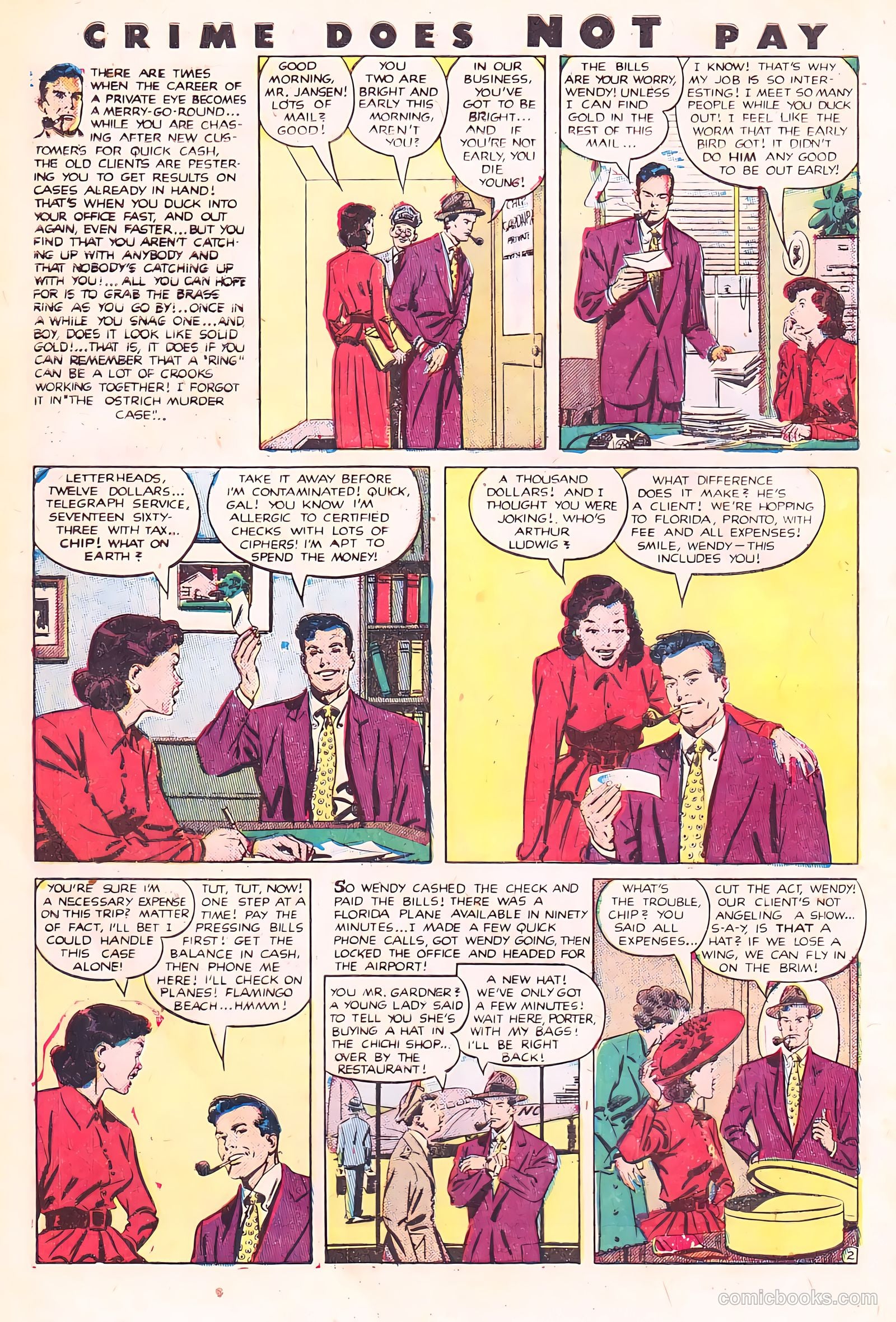 Crime Does Not Pay #93 (1950) — page 4 of 53