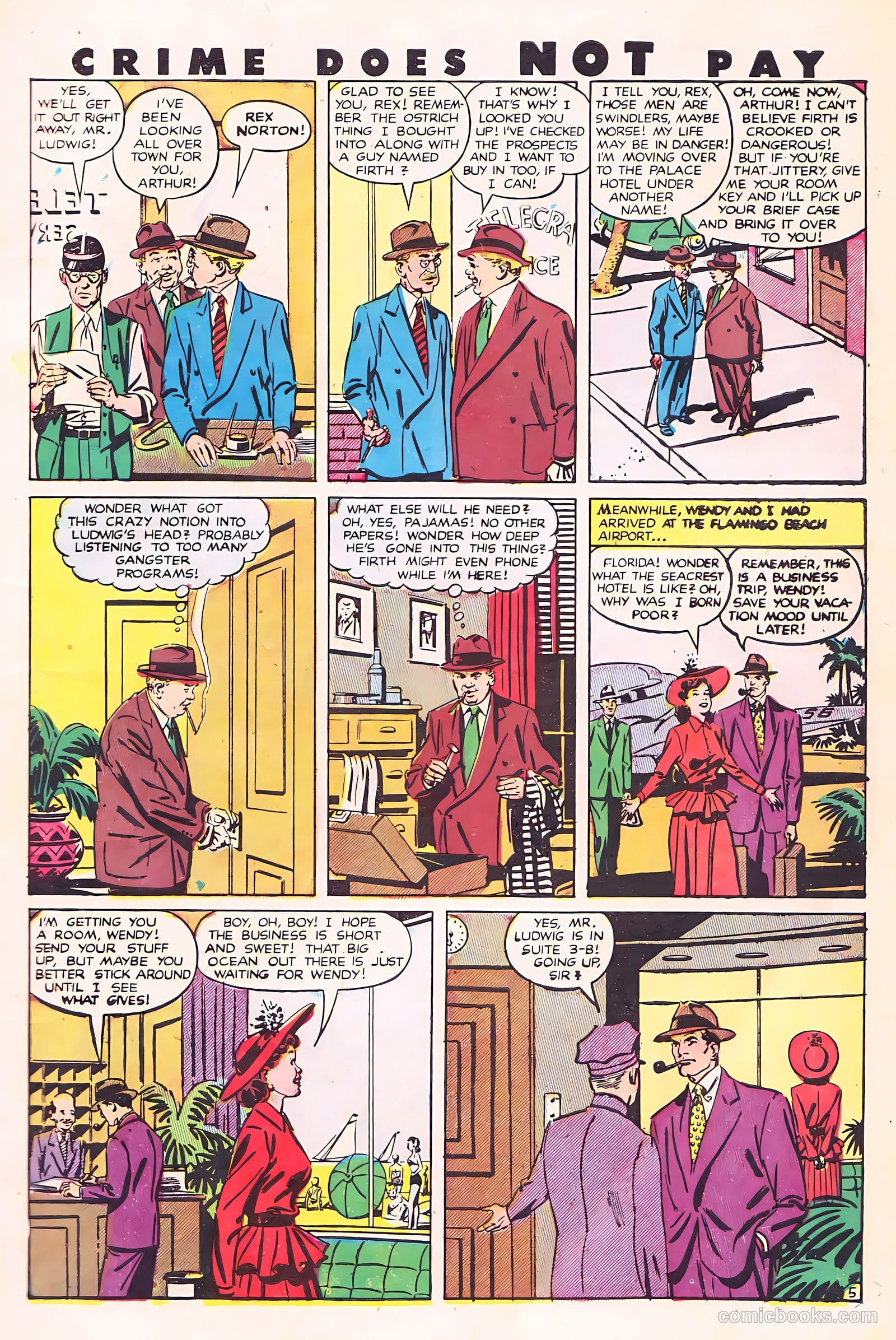Crime Does Not Pay #93 (1950) — page 7 of 53