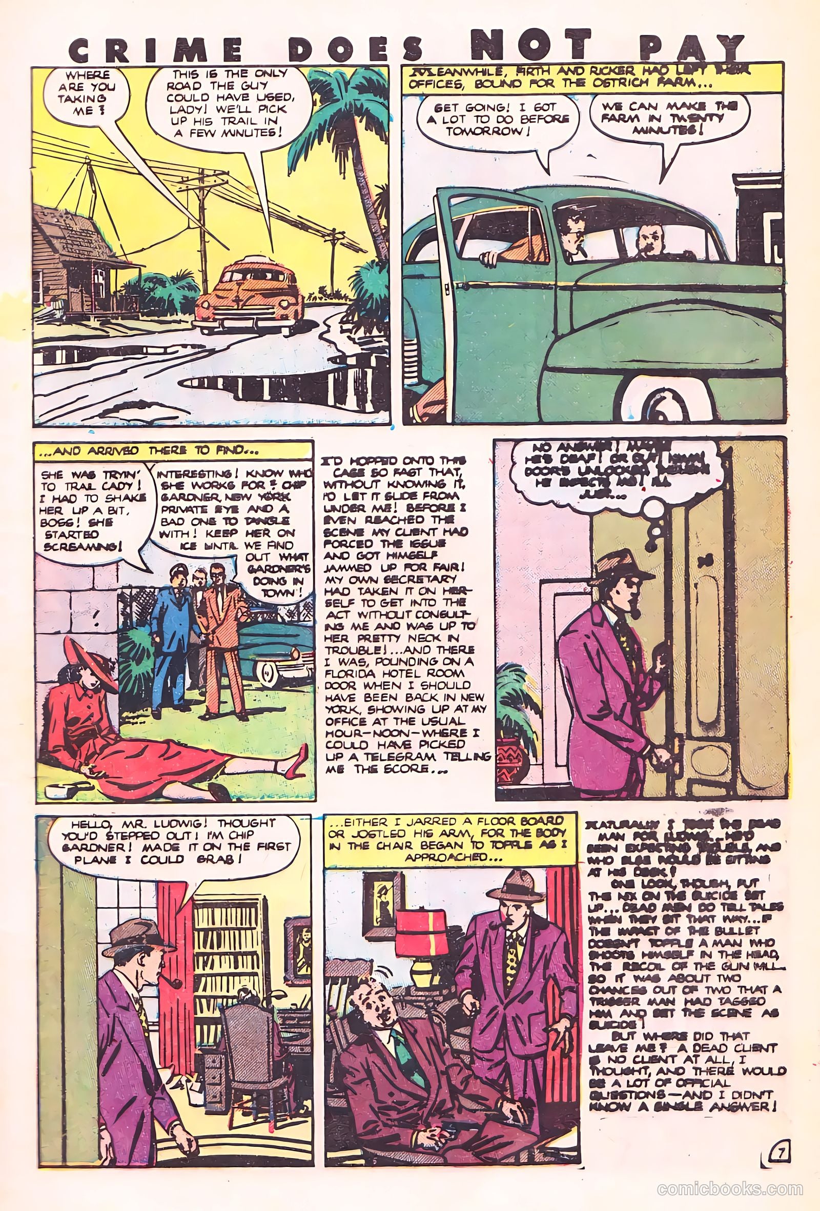 Crime Does Not Pay #93 (1950) — page 9 of 53