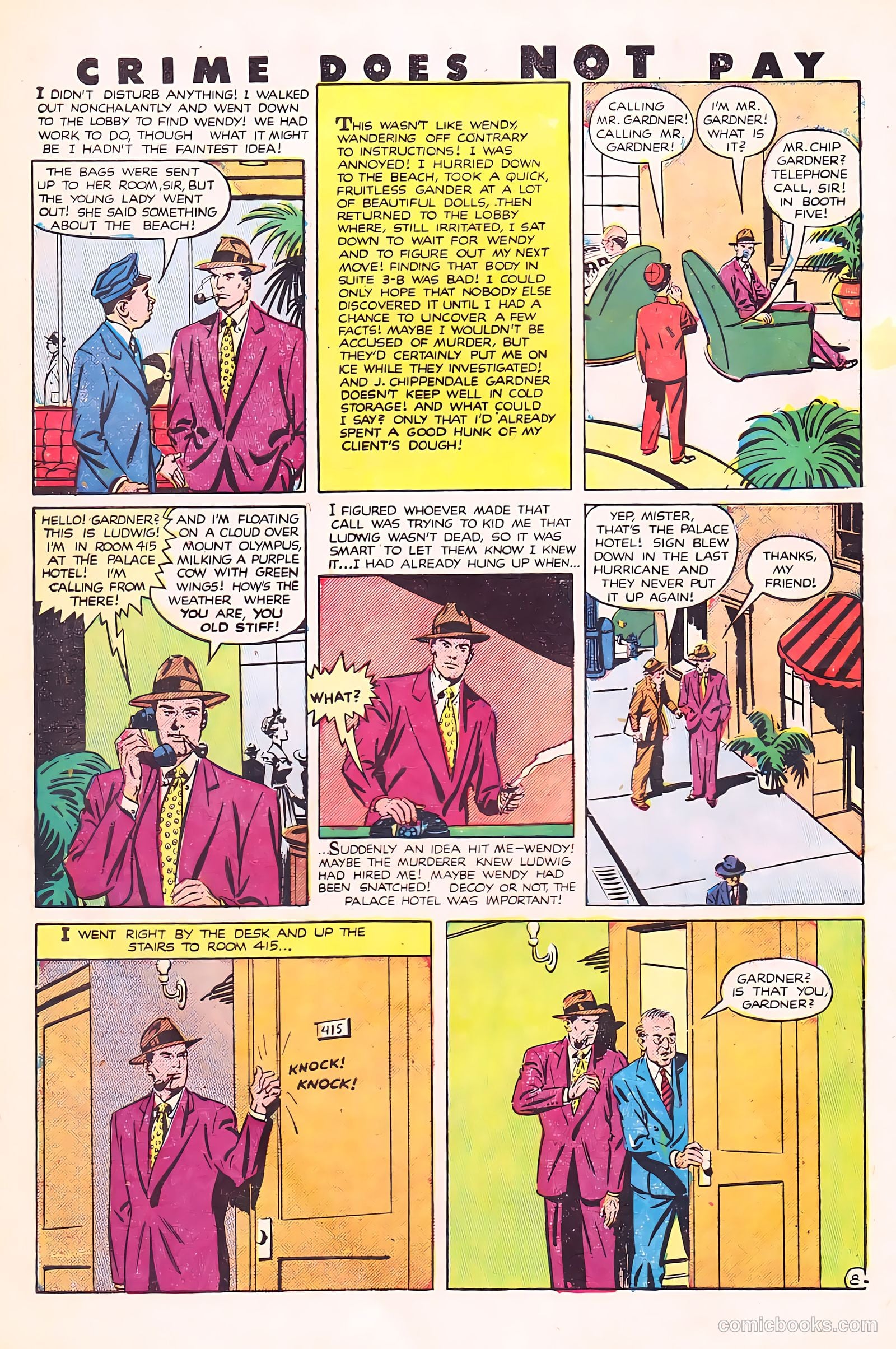 Crime Does Not Pay #93 (1950) — page 10 of 53