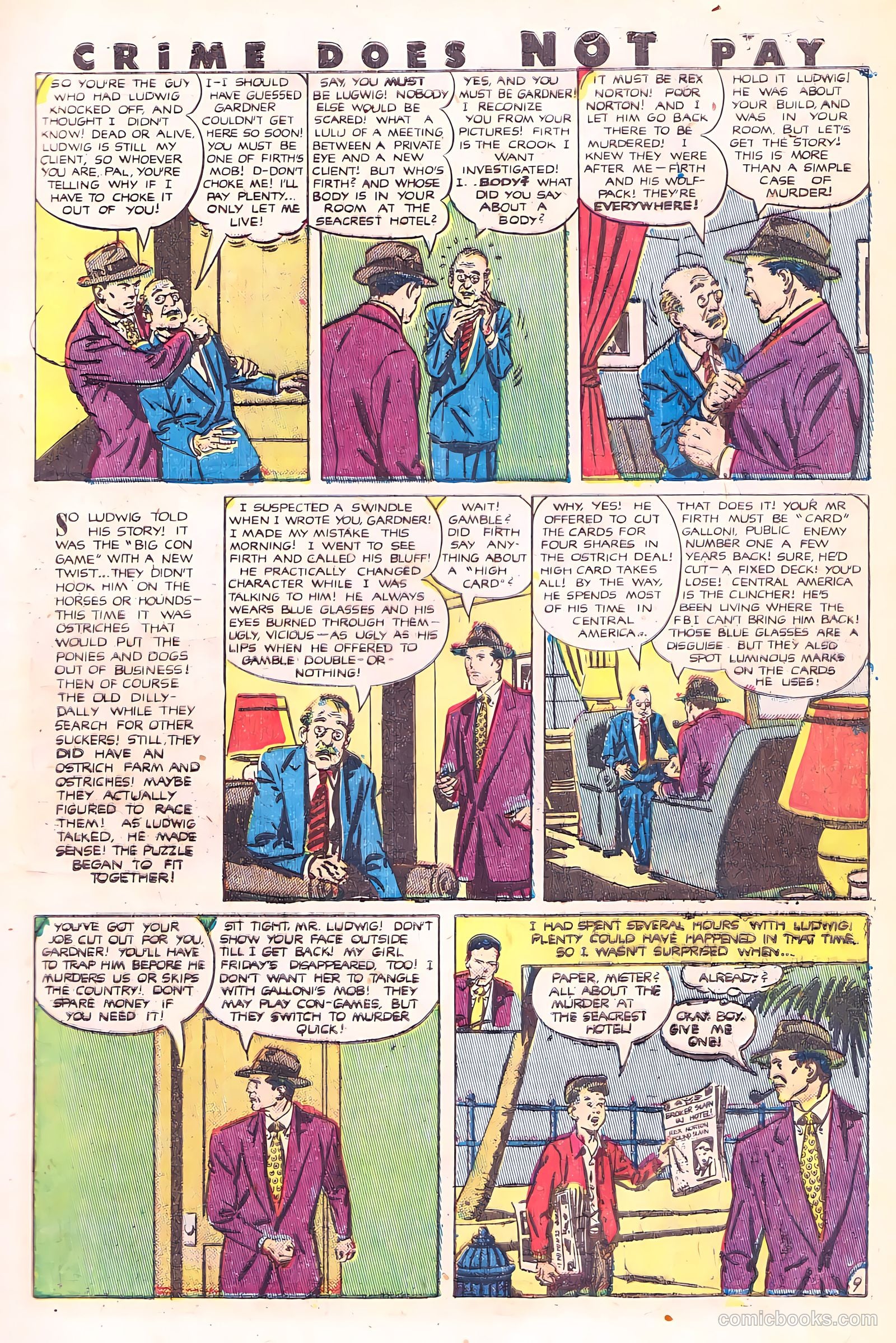 Crime Does Not Pay #93 (1950) — page 11 of 53