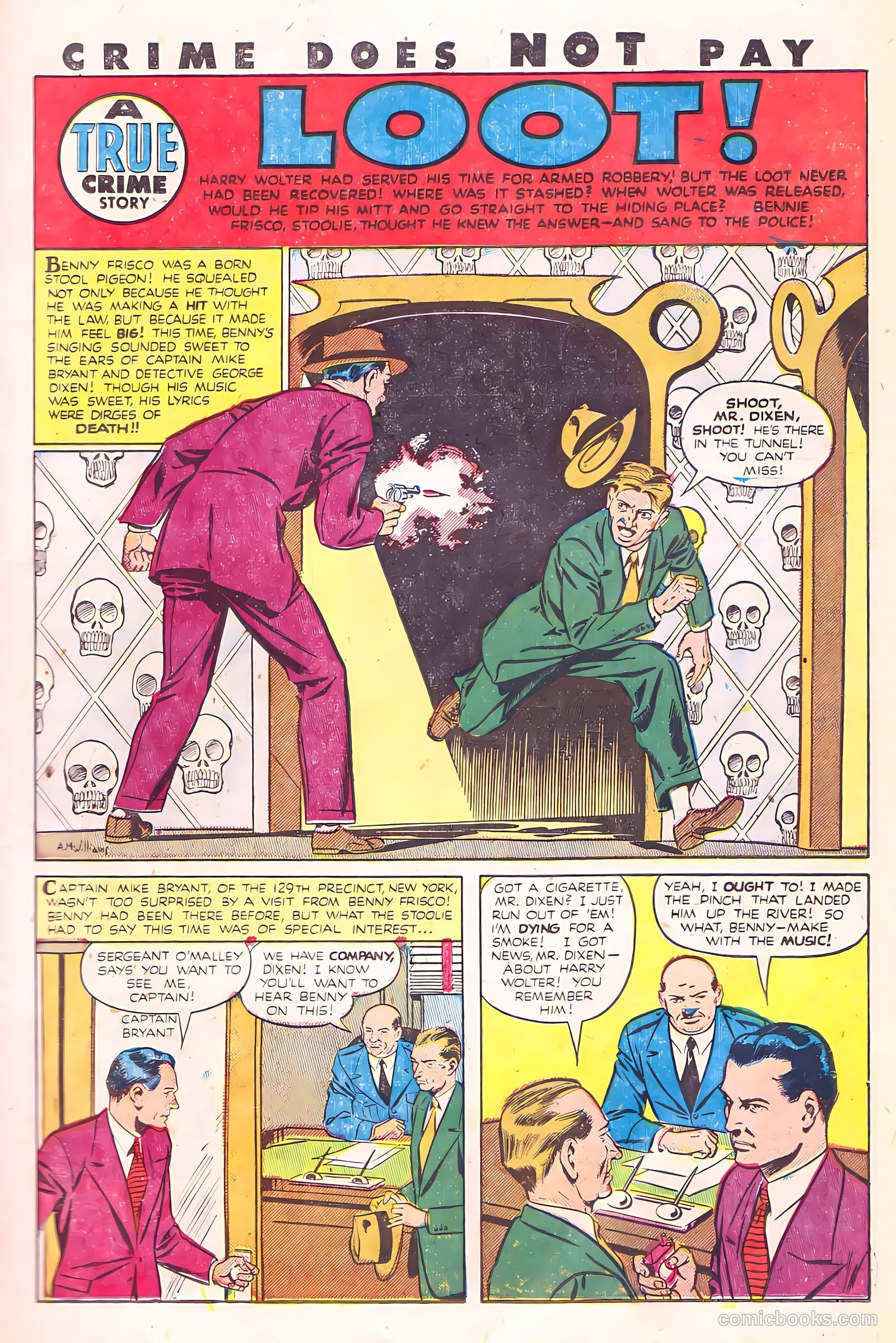 Crime Does Not Pay #93 (1950) — page 17 of 53