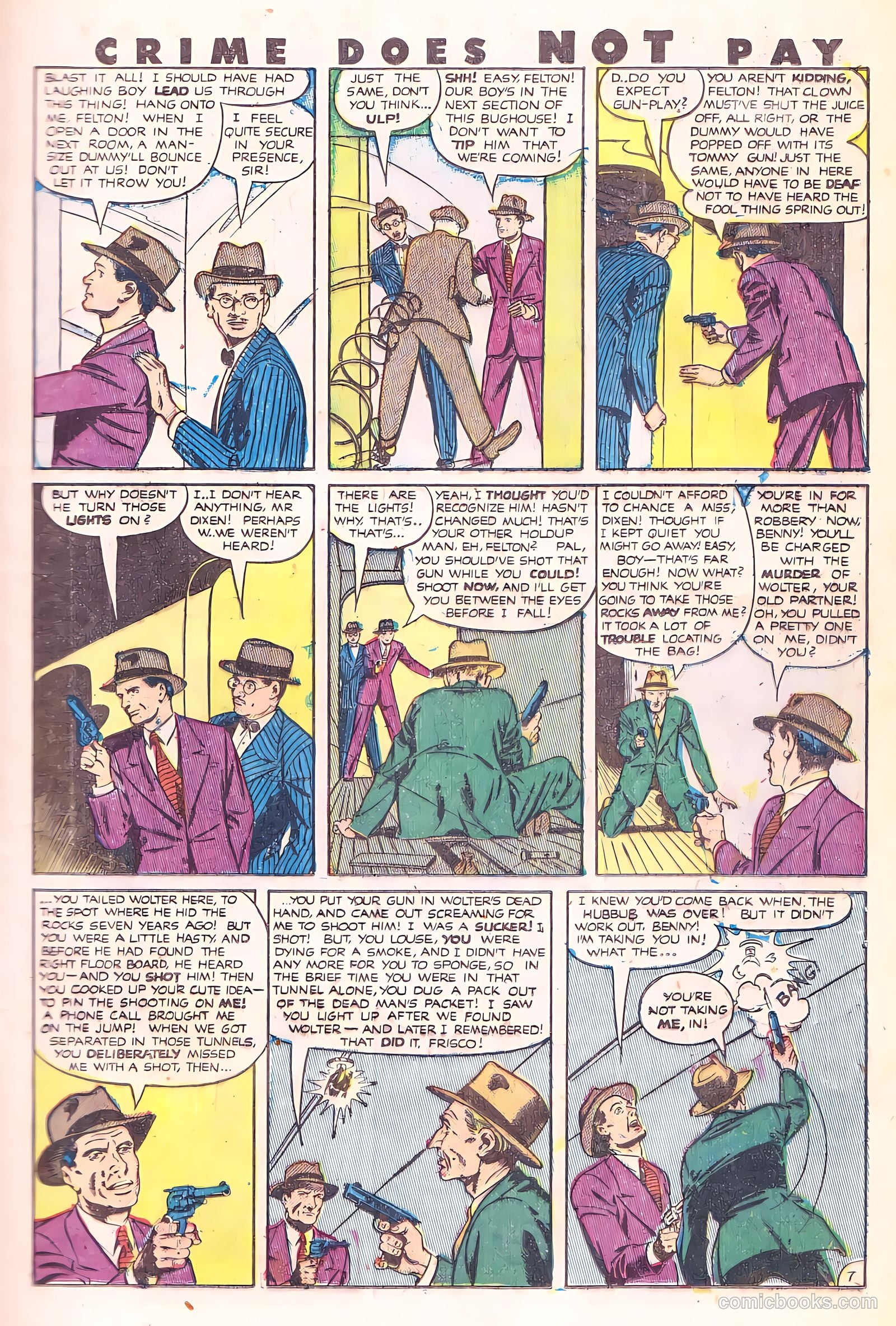 Crime Does Not Pay #93 (1950) — page 23 of 53