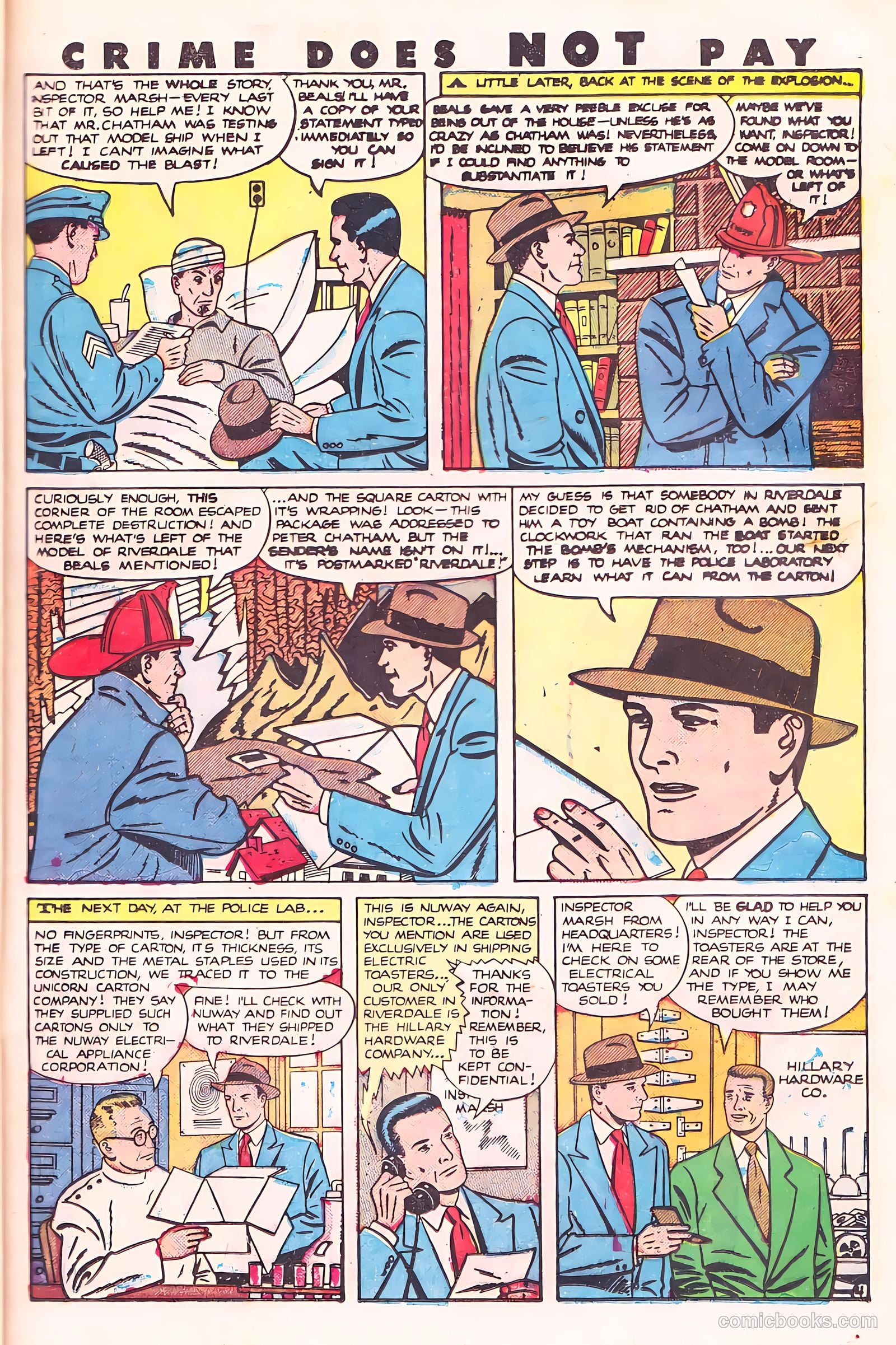 Crime Does Not Pay #93 (1950) — page 33 of 53