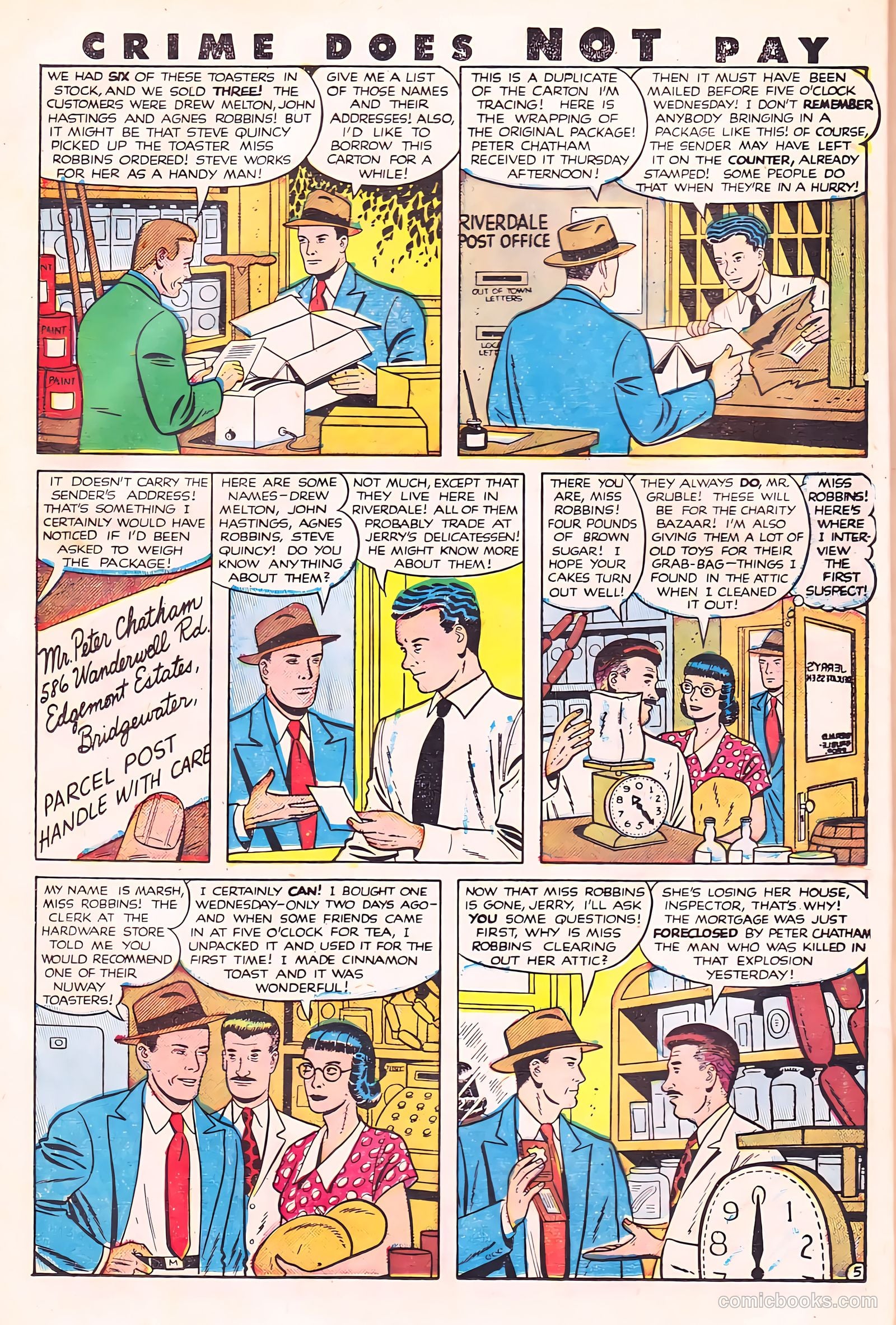 Crime Does Not Pay #93 (1950) — page 34 of 53