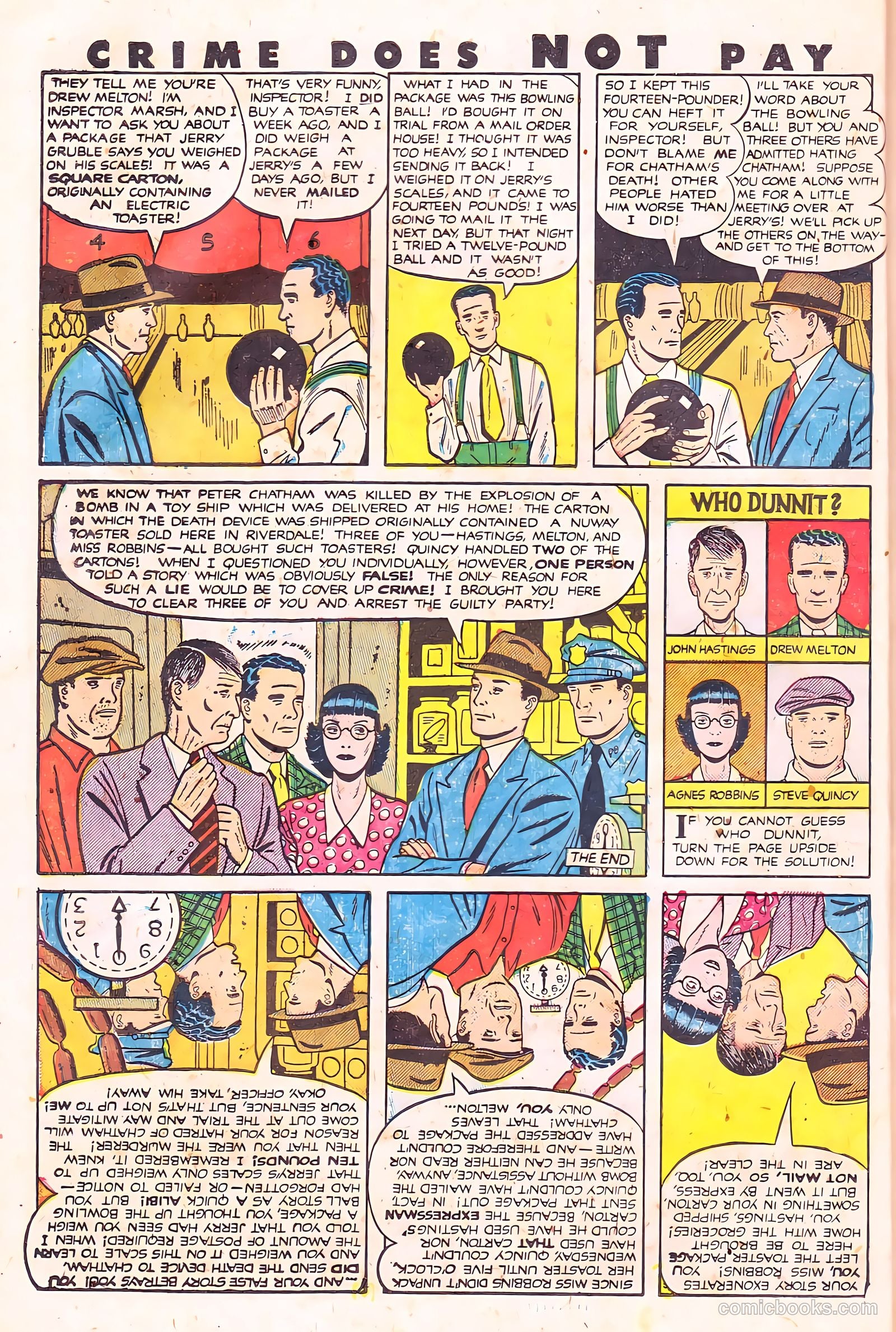 Crime Does Not Pay #93 (1950) — page 36 of 53