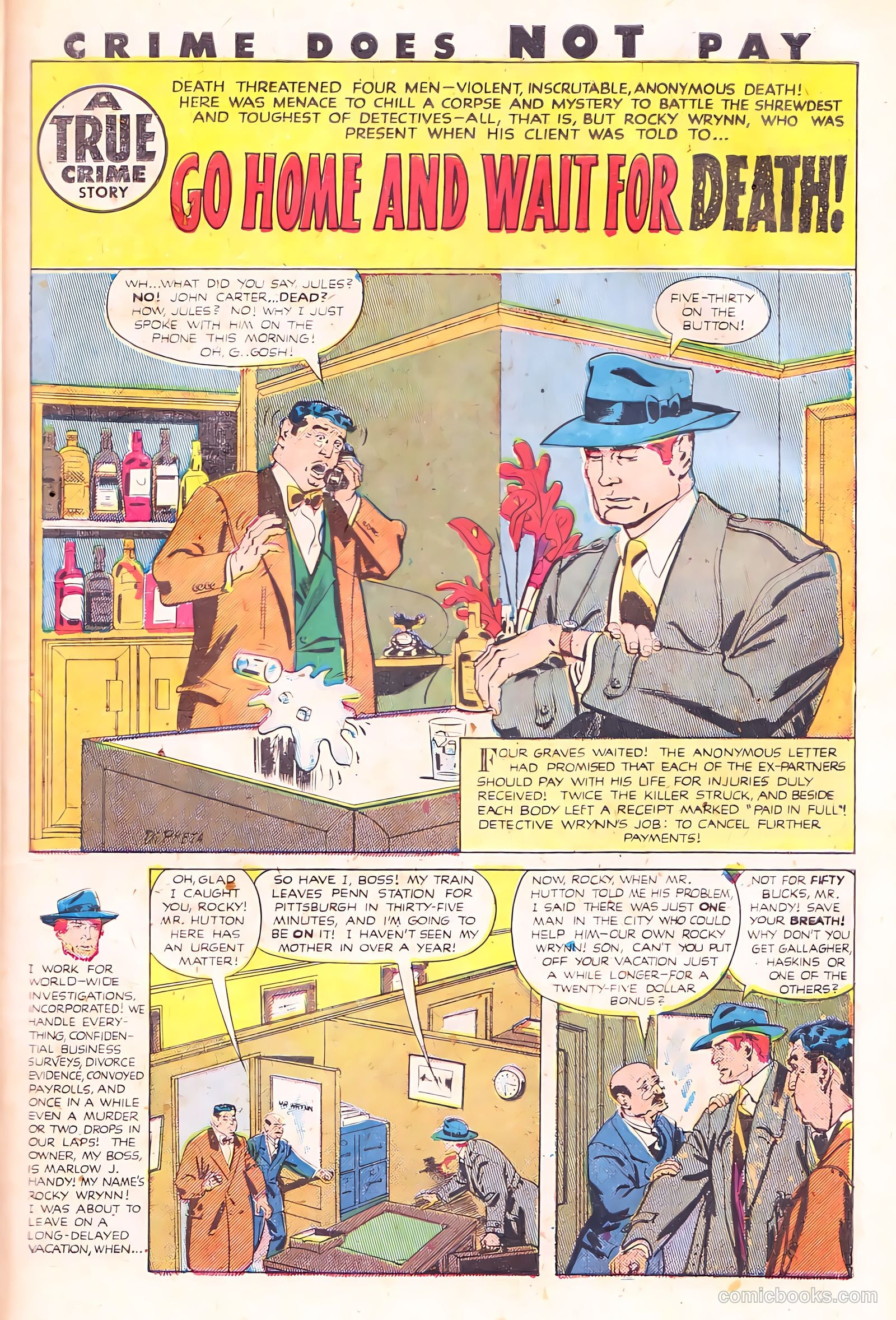 Crime Does Not Pay #93 (1950) — page 40 of 53