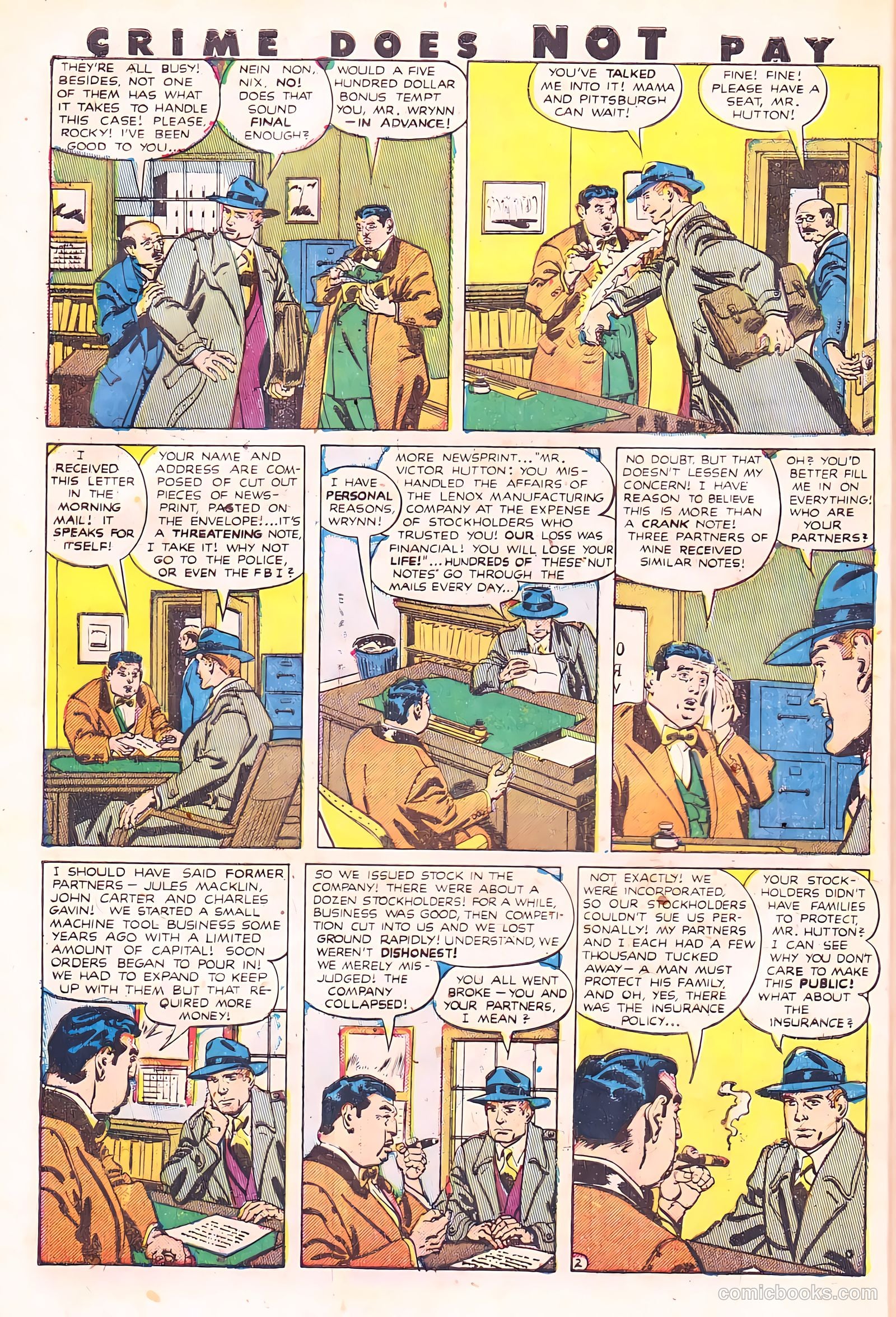 Crime Does Not Pay #93 (1950) — page 41 of 53