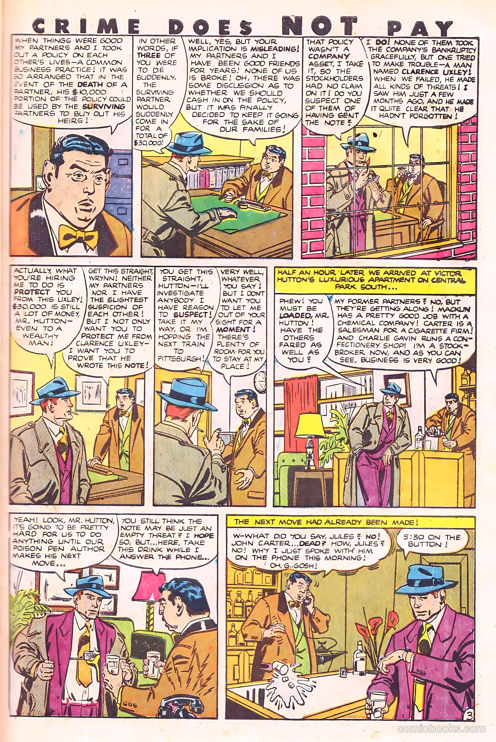 Crime Does Not Pay #93 (1950) — page 42 of 53