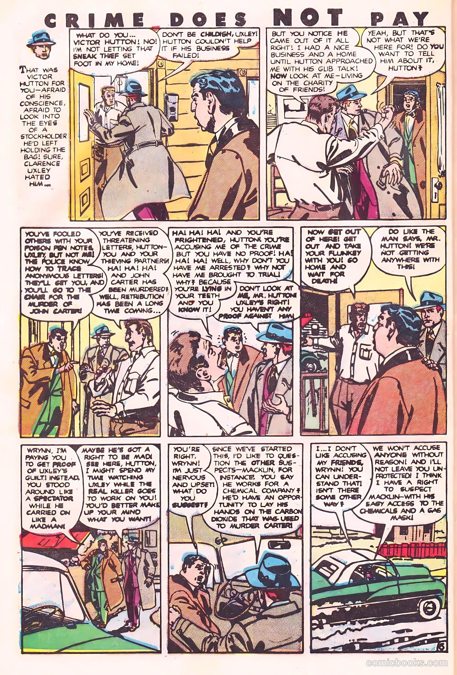 Crime Does Not Pay #93 (1950) — page 45 of 53