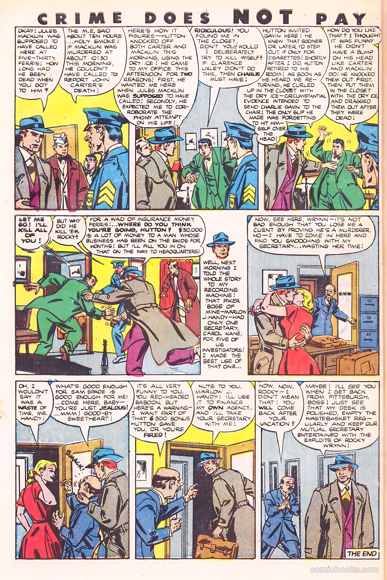 Crime Does Not Pay #93 (1950) — page 49 of 53