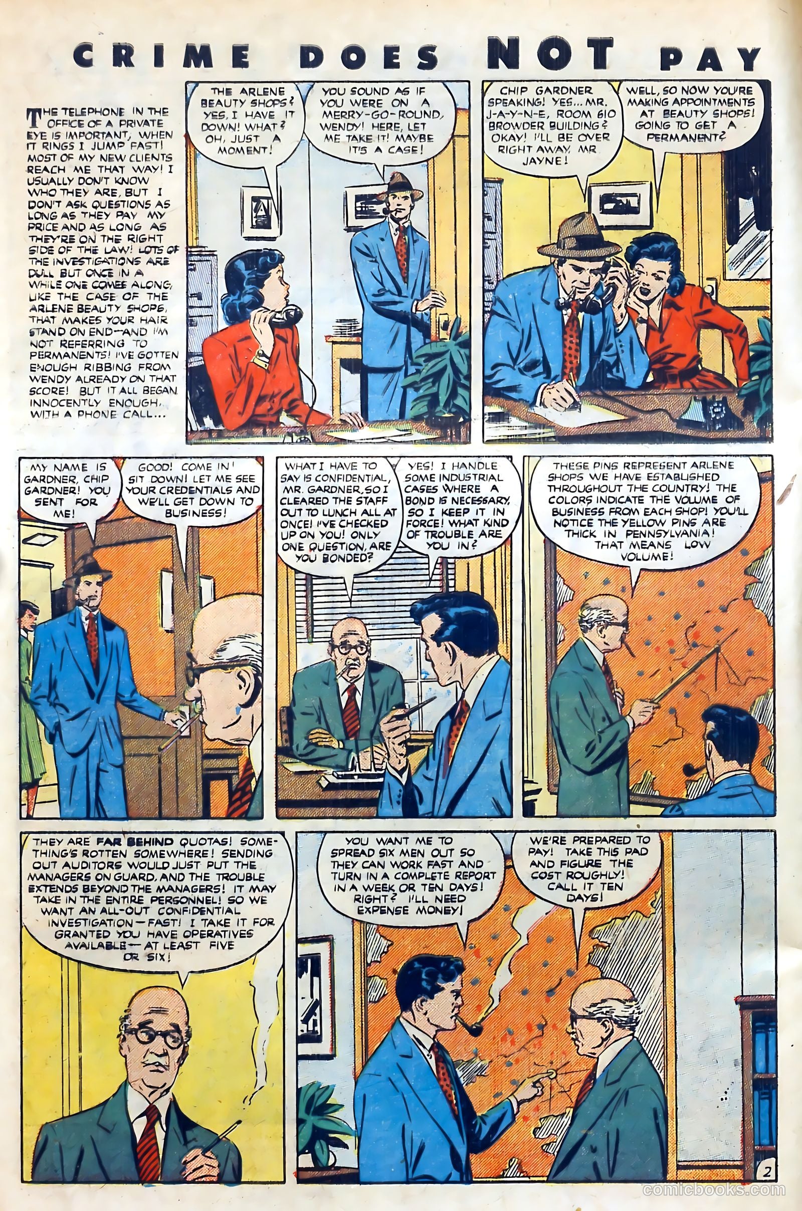 Crime Does Not Pay #94 (1950) — page 4 of 52