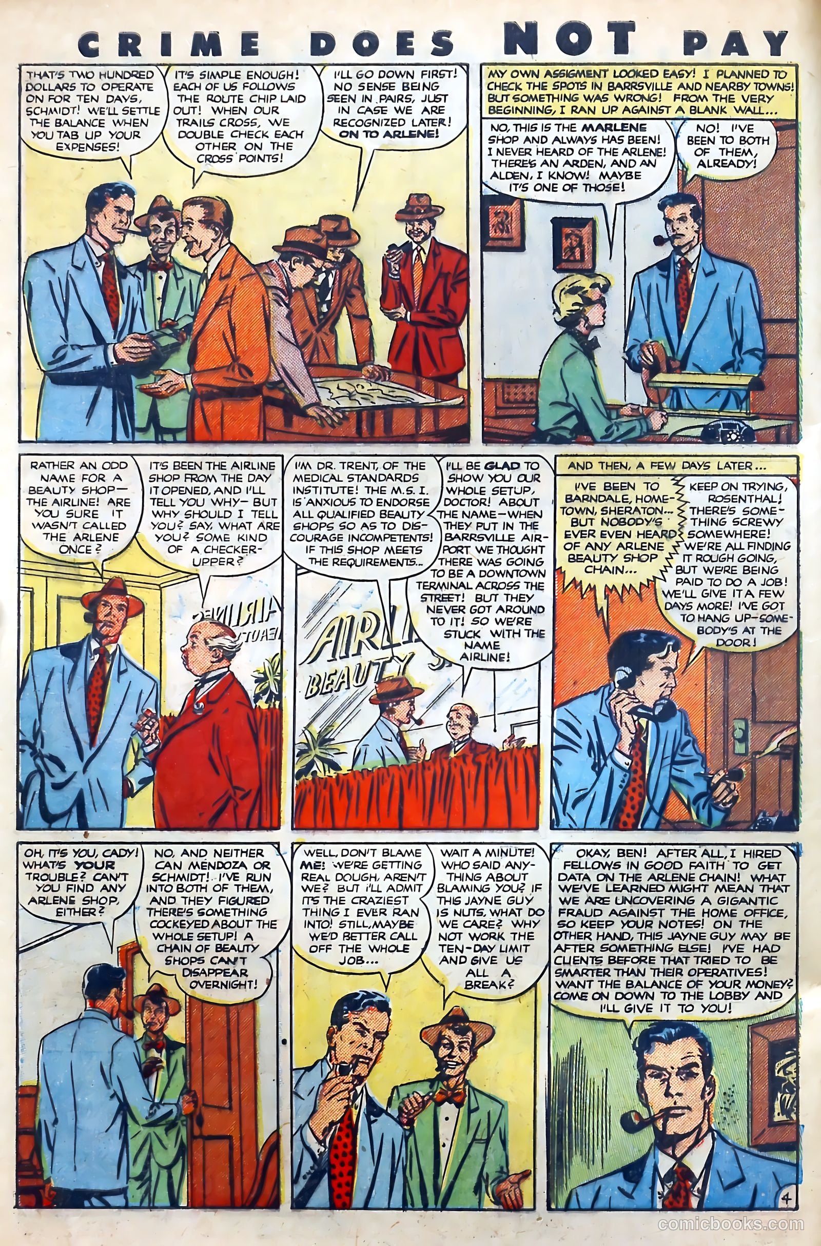 Crime Does Not Pay #94 (1950) — page 6 of 52