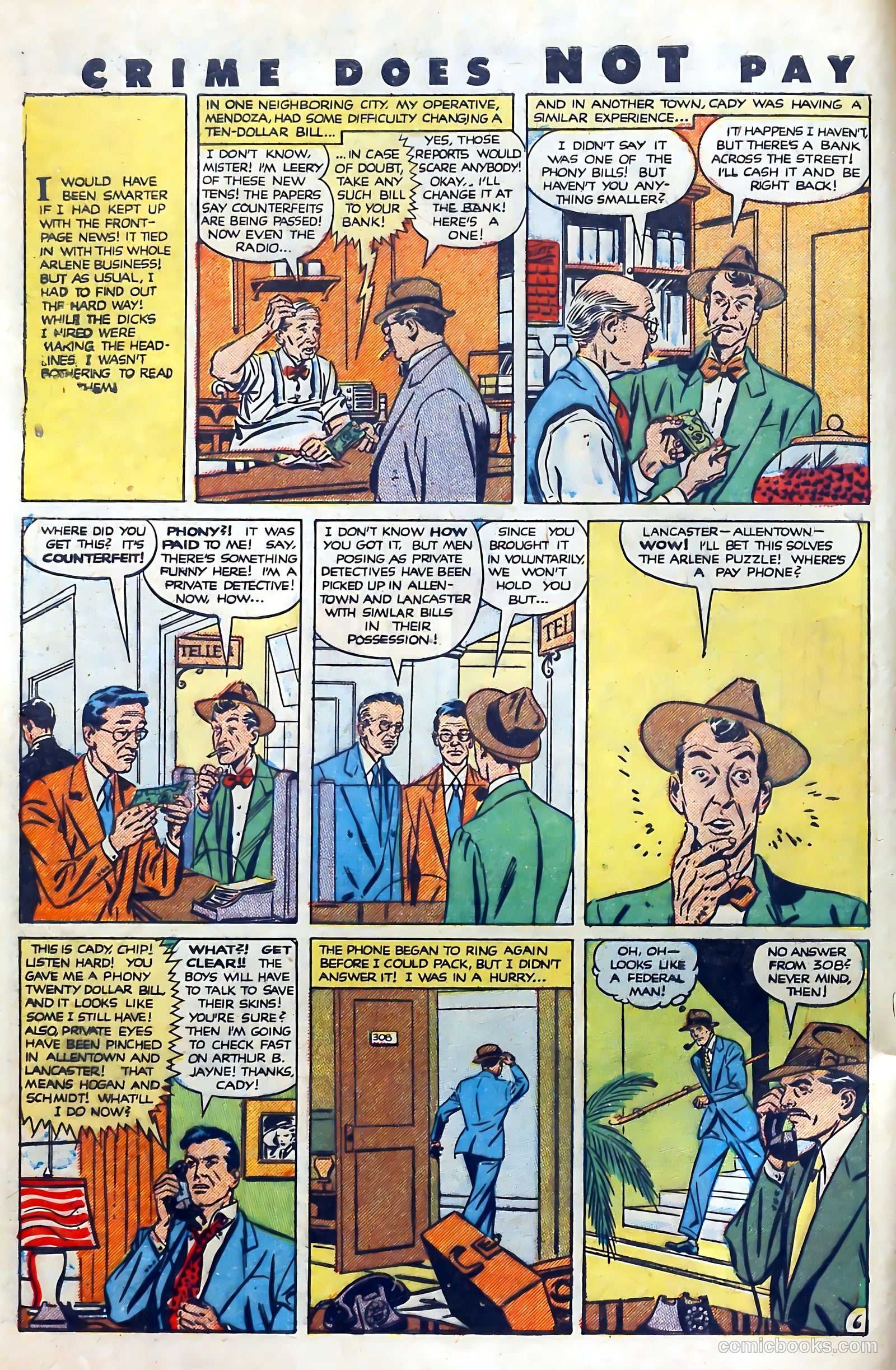 Crime Does Not Pay #94 (1950) — page 8 of 52