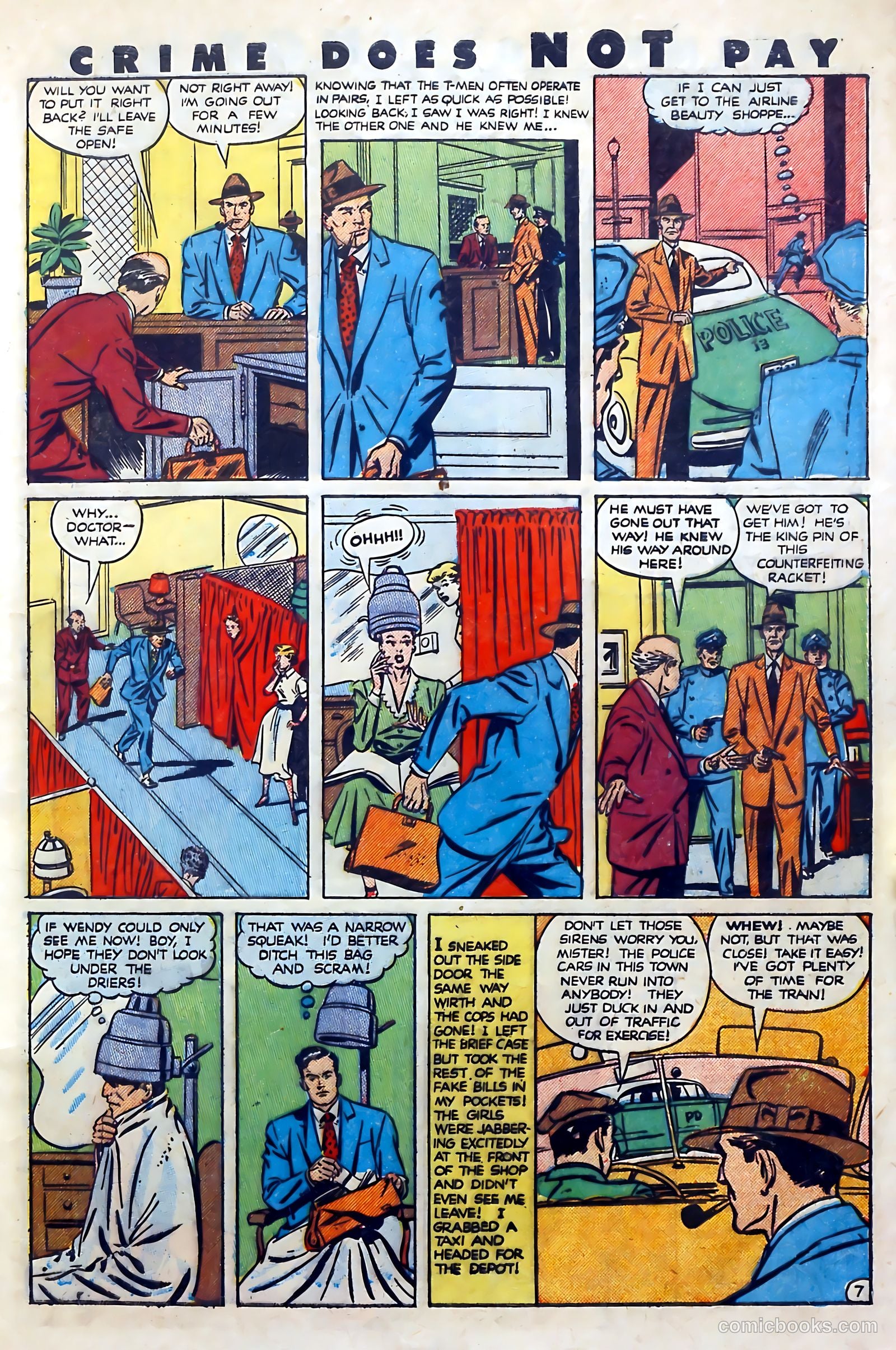 Crime Does Not Pay #94 (1950) — page 9 of 52