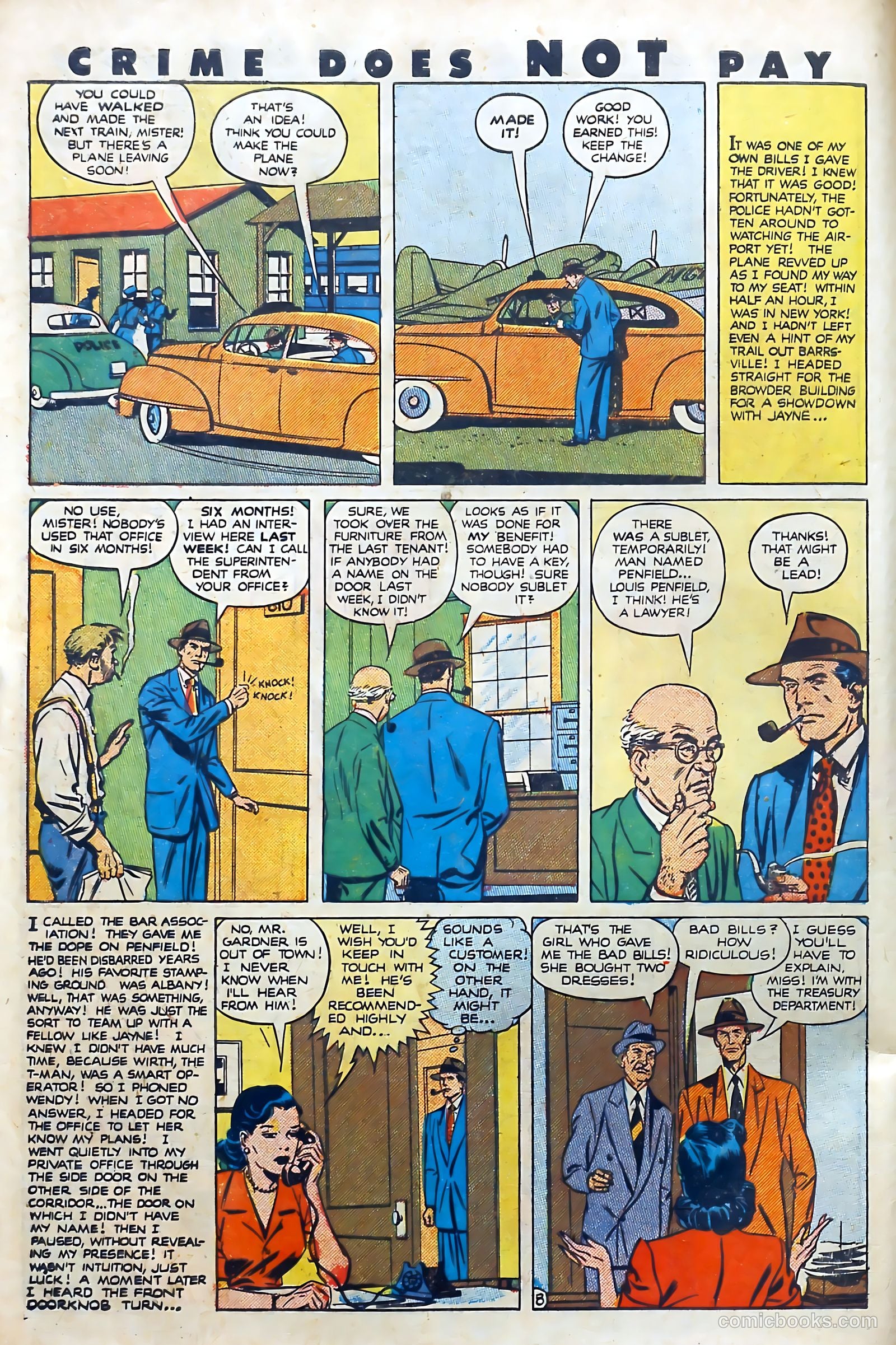 Crime Does Not Pay #94 (1950) — page 10 of 52