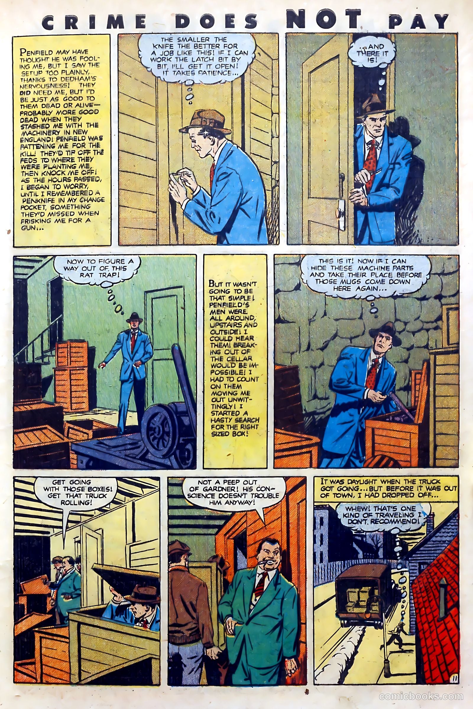 Crime Does Not Pay #94 (1950) — page 13 of 52