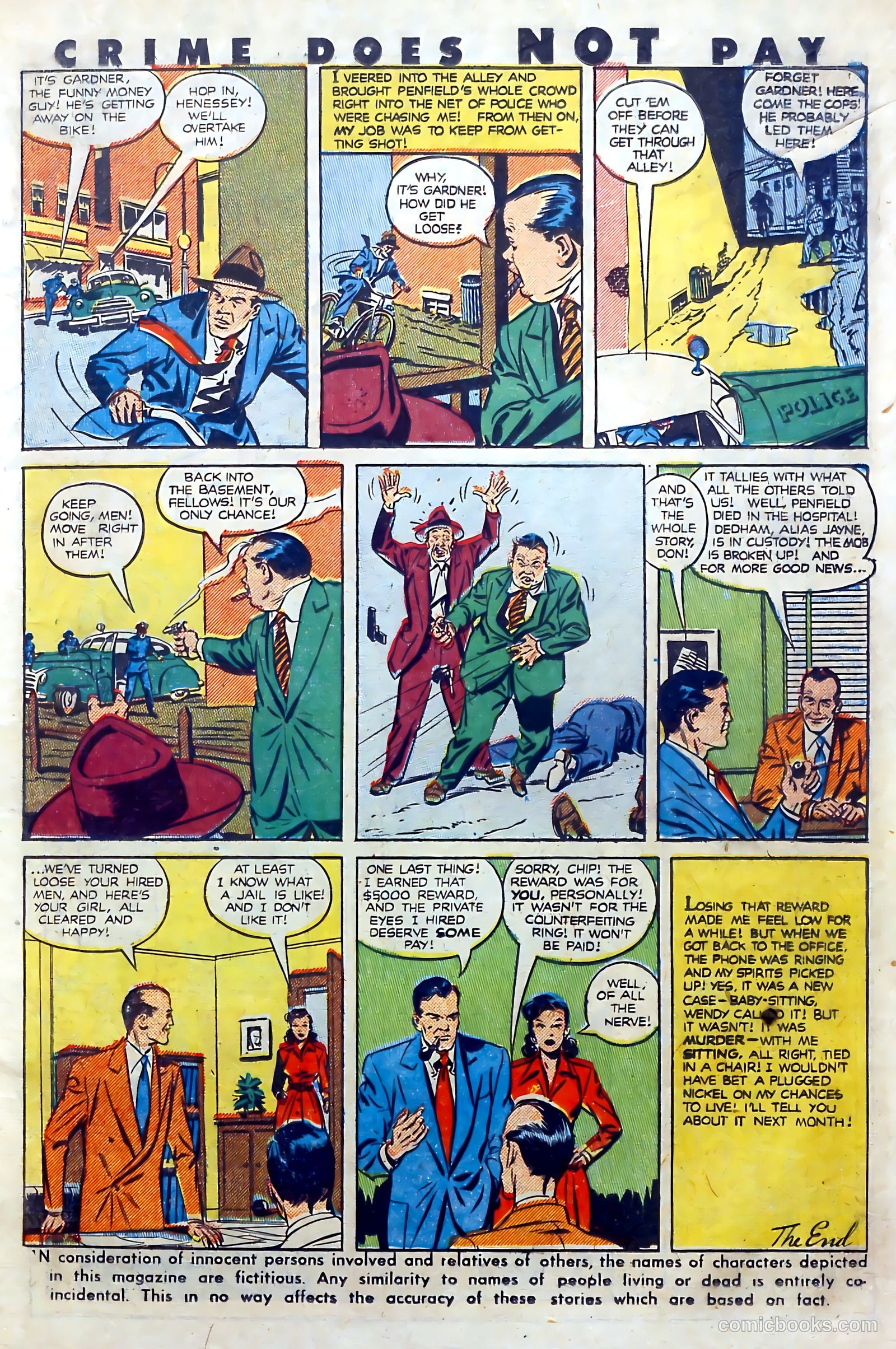 Crime Does Not Pay #94 (1950) — page 15 of 52