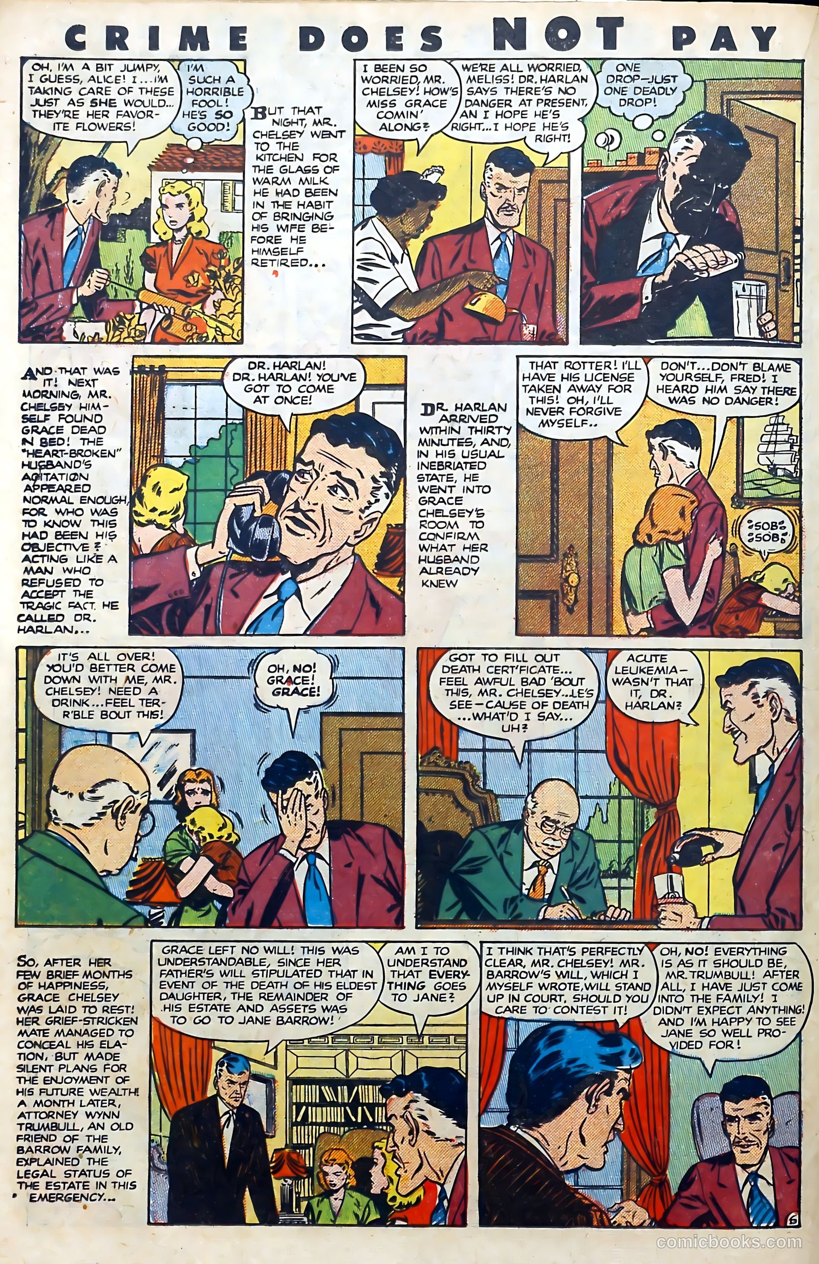 Crime Does Not Pay #94 (1950) — page 22 of 52